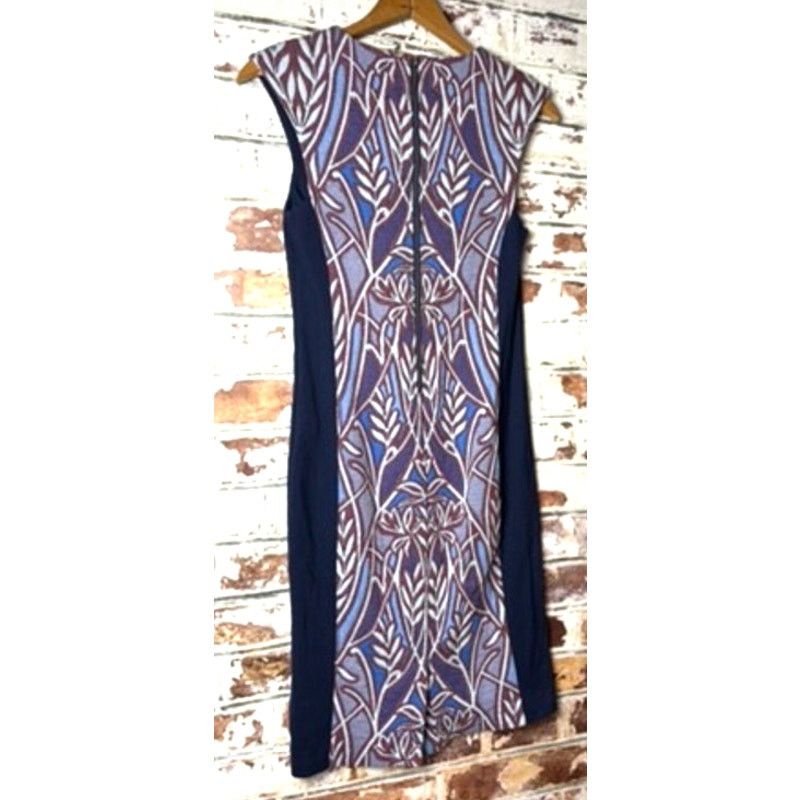 Anthropologie Anthropologie HD in Paris Cleo Jacquard Sheath Midi Dress Size S / US 4 / IT 40 - 12 Thumbnail