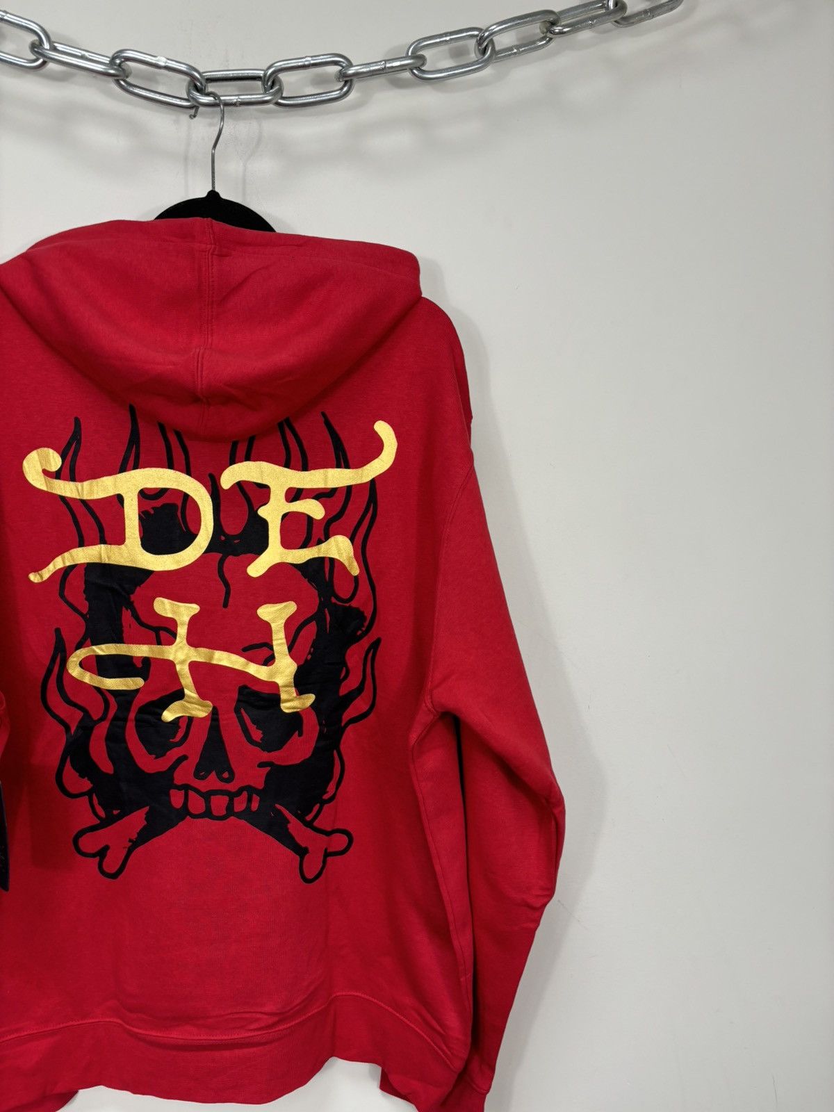 Ed Hardy Ed Hardy NEW Chinese Dragon Fire Tattoo Logo Y2K Red Hoodie Size US XL / EU 56 / 4 - 16 Thumbnail