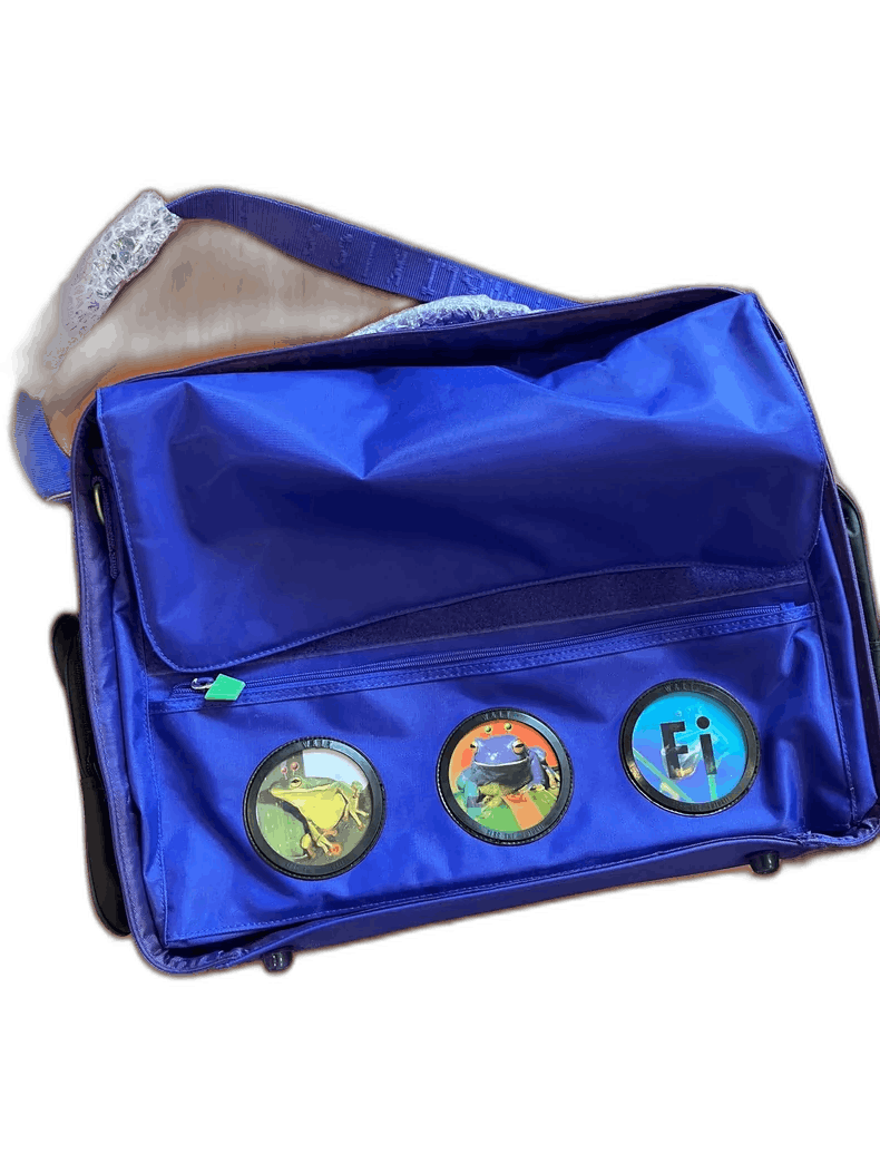 blue walter van beirendonck large bag