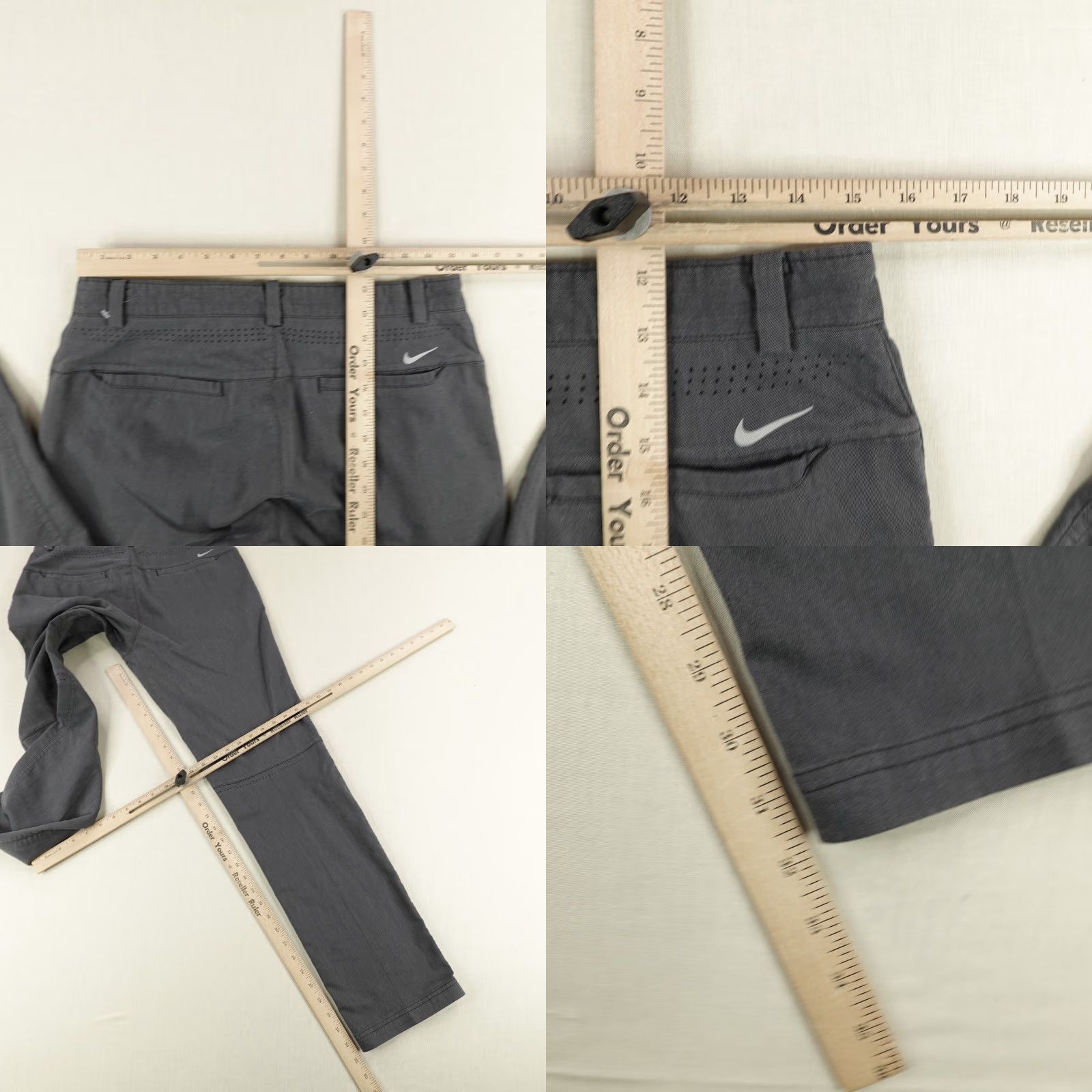 Nike Nike Pants Mens Medium Gray Golf Dri Fit Tour Performance Modern Midweight Size US 31 - 8 Thumbnail