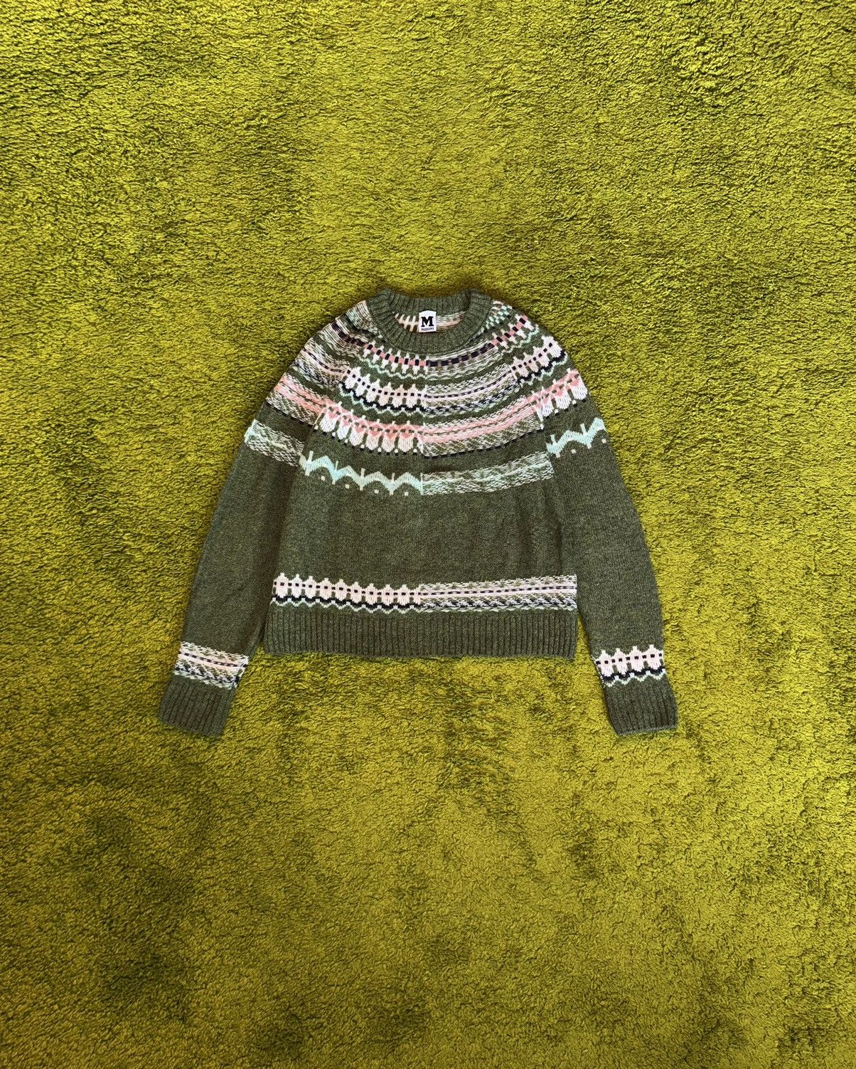Designer × Missoni Missoni coloured 100% wool sweater Size L / US 10 / IT 46 - 1 Thumbnail