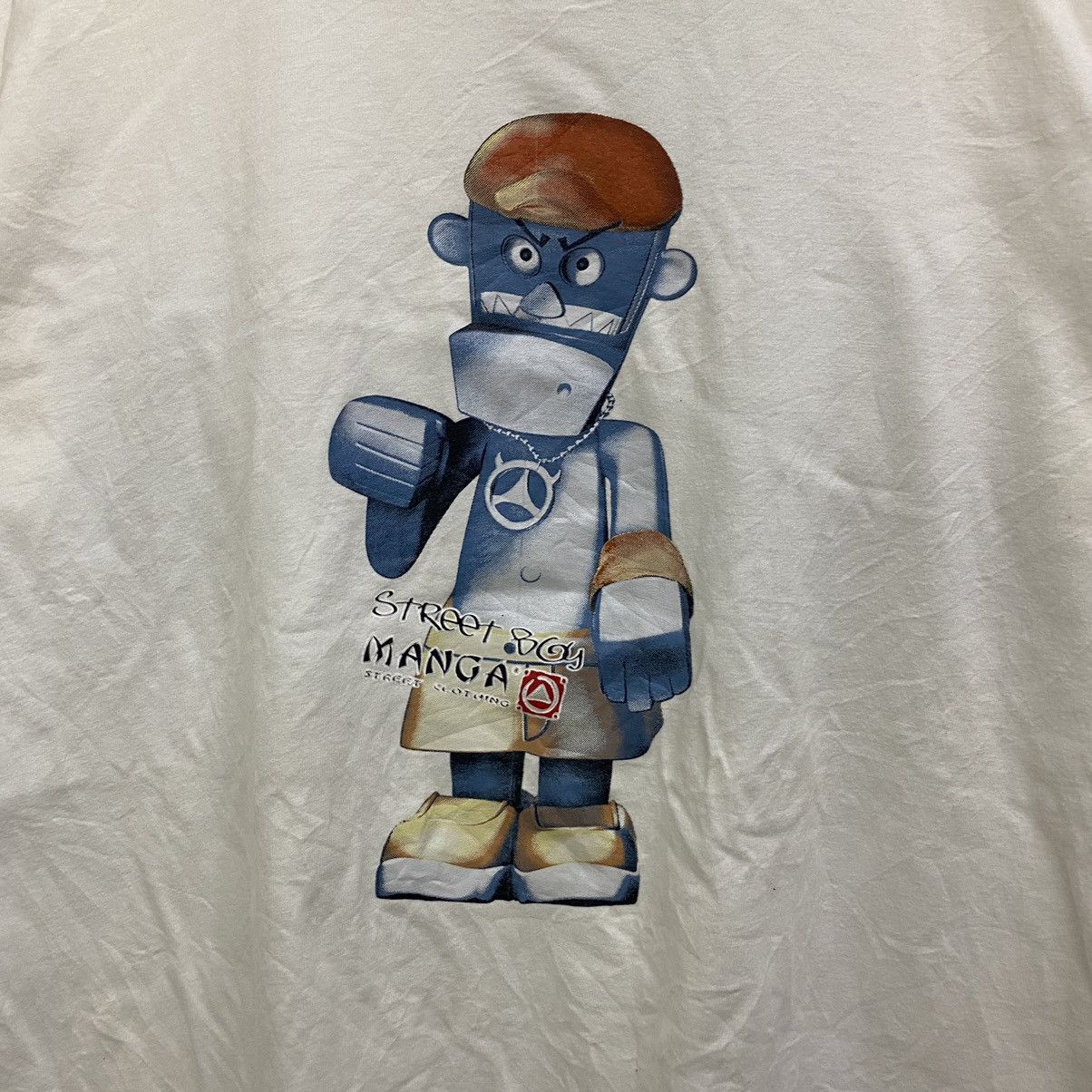 Anime × Cartoon Network × Vintage Vintage Anime Manga Tshirt White Colour❗️ Size US M / EU 48-50 / 2 - 3 Thumbnail
