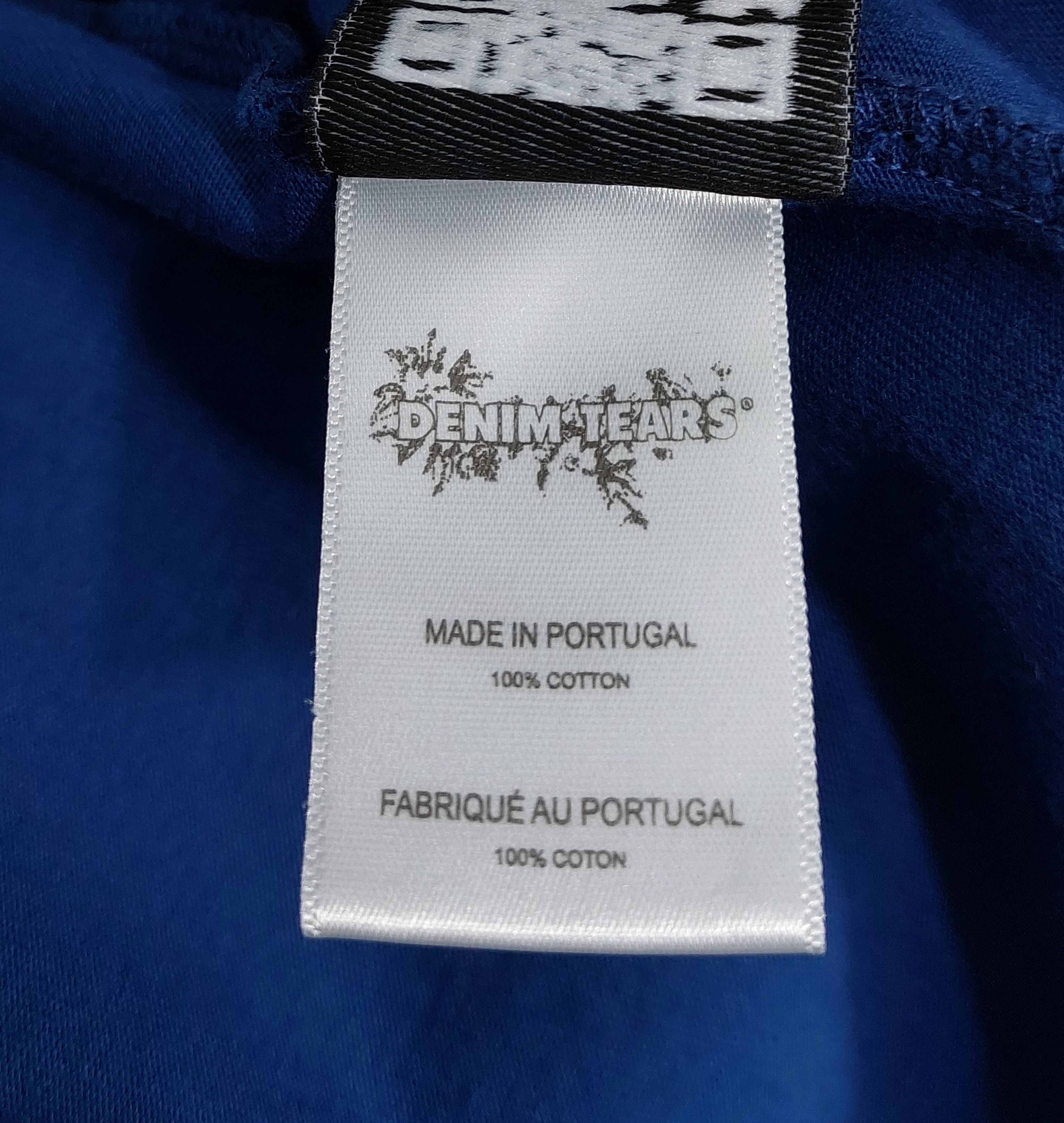 DENIM TEARS peace wreath long sleeve tshirt - blue XL Size US XL / EU 56 / 4 - 6 Thumbnail