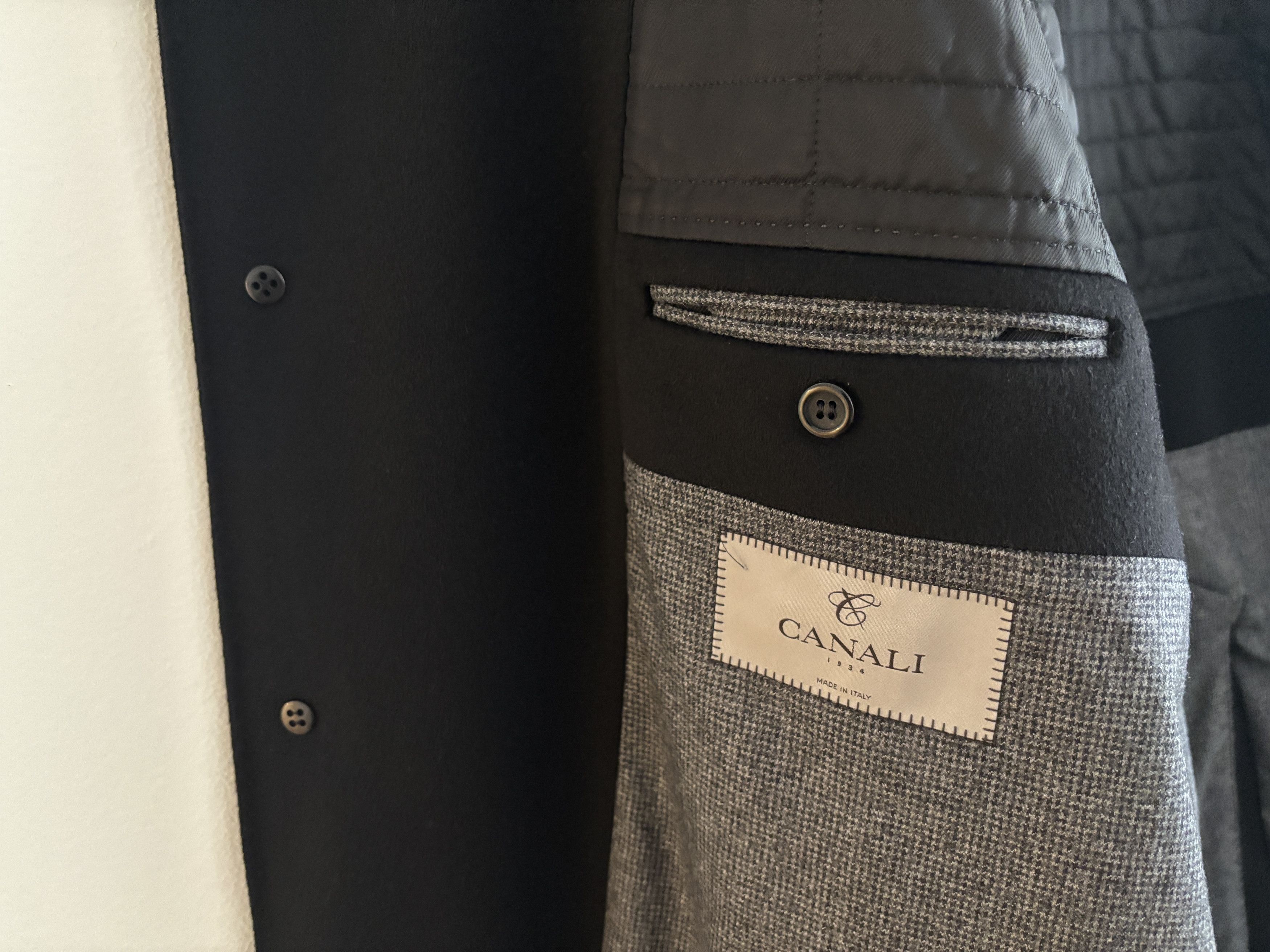 Canali $2100 Harry Rosen Wool Cashmere Overcoat US 44-46 -L- XL Size US XL / EU 56 / 4 - 7 Thumbnail