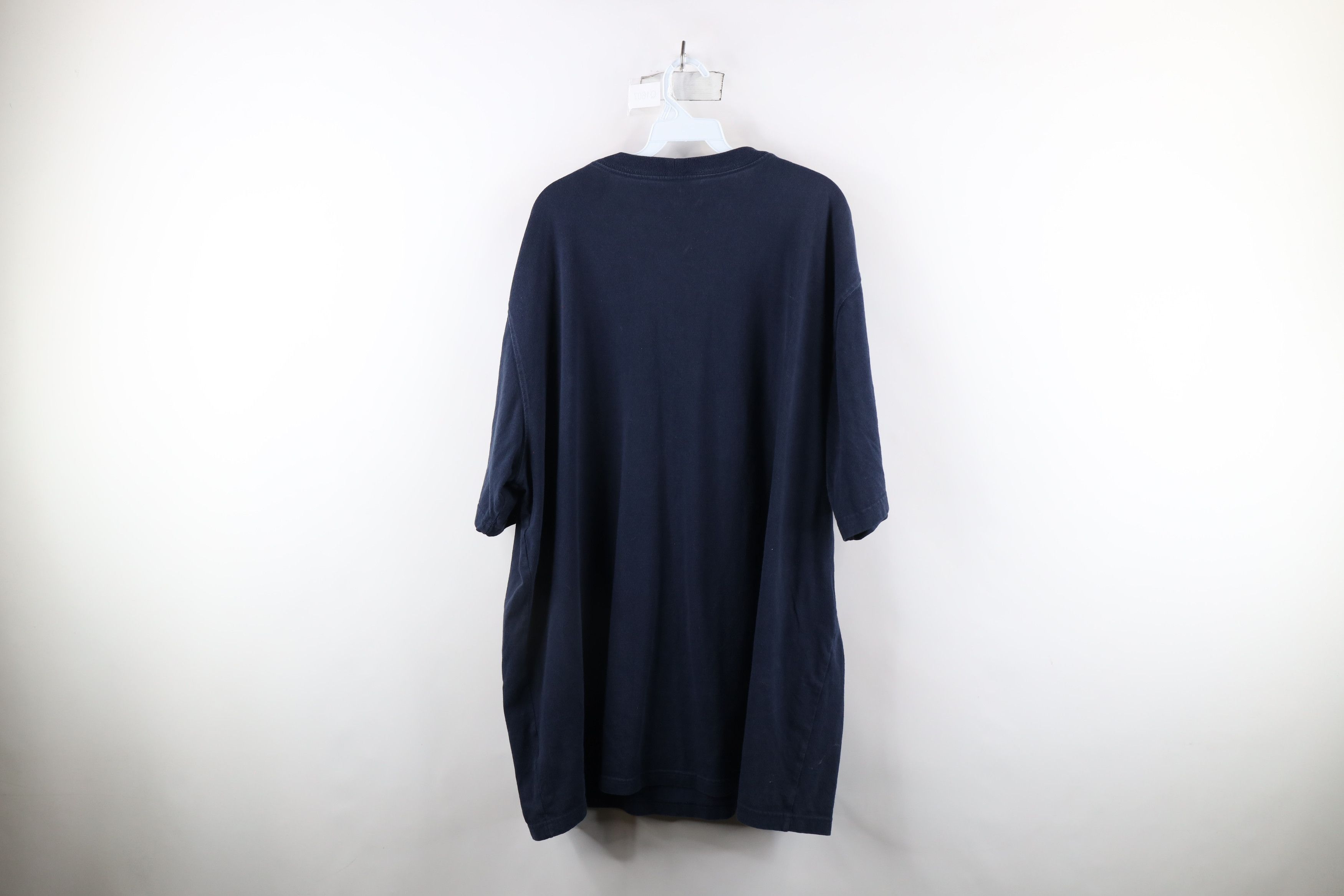 Carhartt × Vintage Vintage Carhartt Spell Out Heavyweight Pocket T-Shirt Blue Size US XXL / EU 58 / 5 - 13 Thumbnail