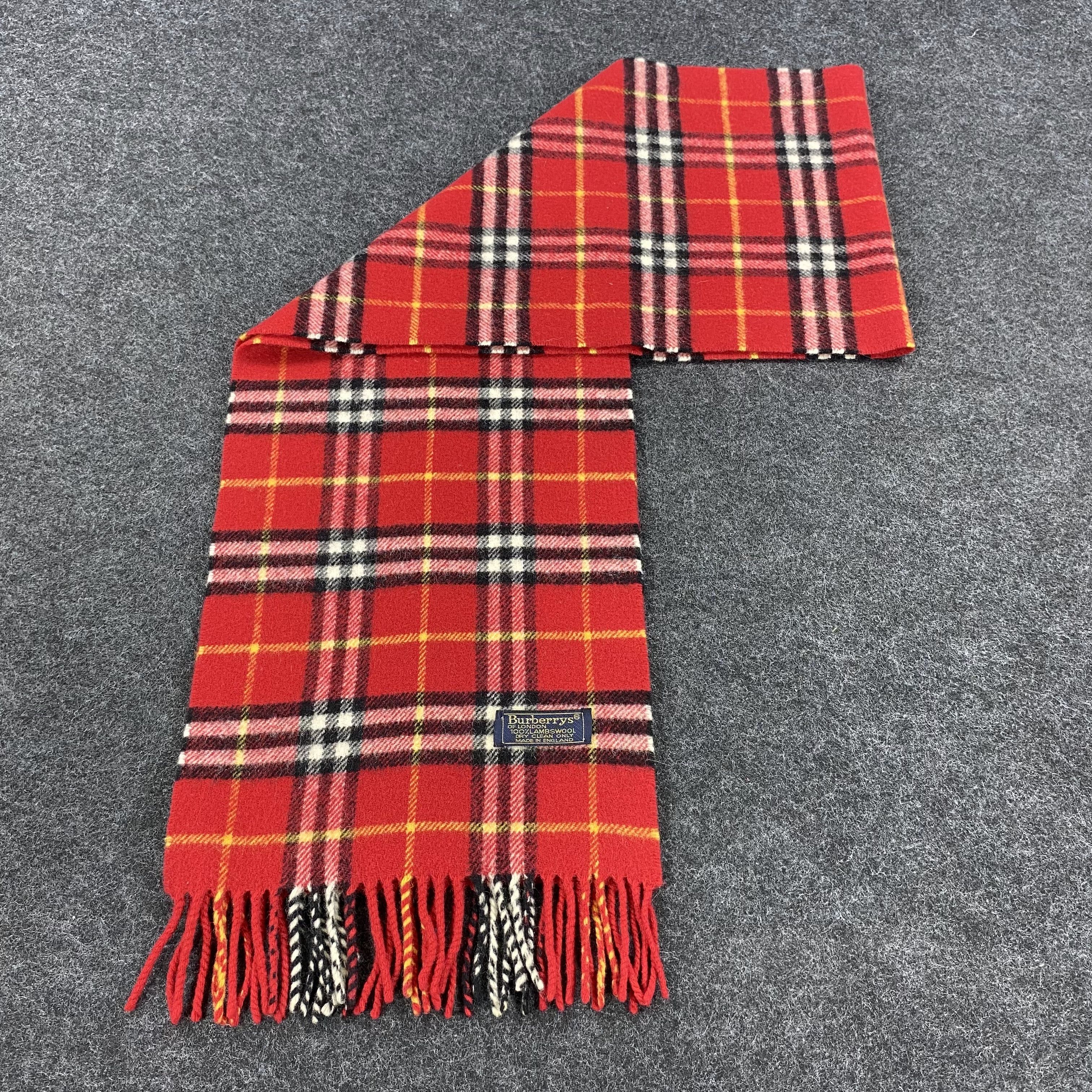 Burberry × Designer × Vintage GF10233 Burberry Scarf Neck Wear Muffler Nova Check Size ONE SIZE - 6 Thumbnail