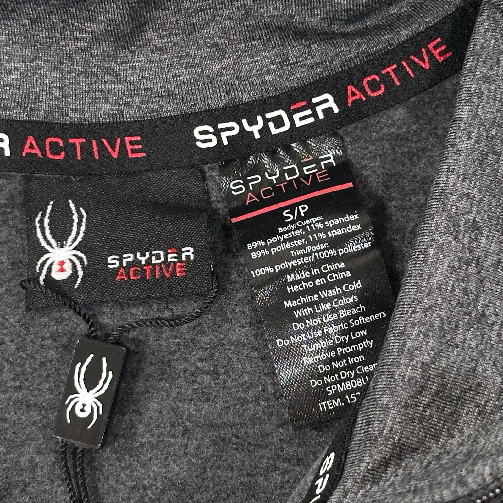 Spyder NWOT Spyder Men's Active 1/4 Zip Pullover Shirt Size S Size US S / EU 44-46 / 1 - 7 Thumbnail