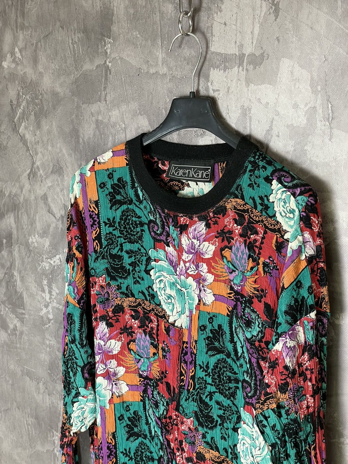 Japanese Brand × Vintage Vintage Tattoo Mesh Long Sleeve Top Gaultier Style Size M / US 6-8 / IT 42-44 - 8 Thumbnail