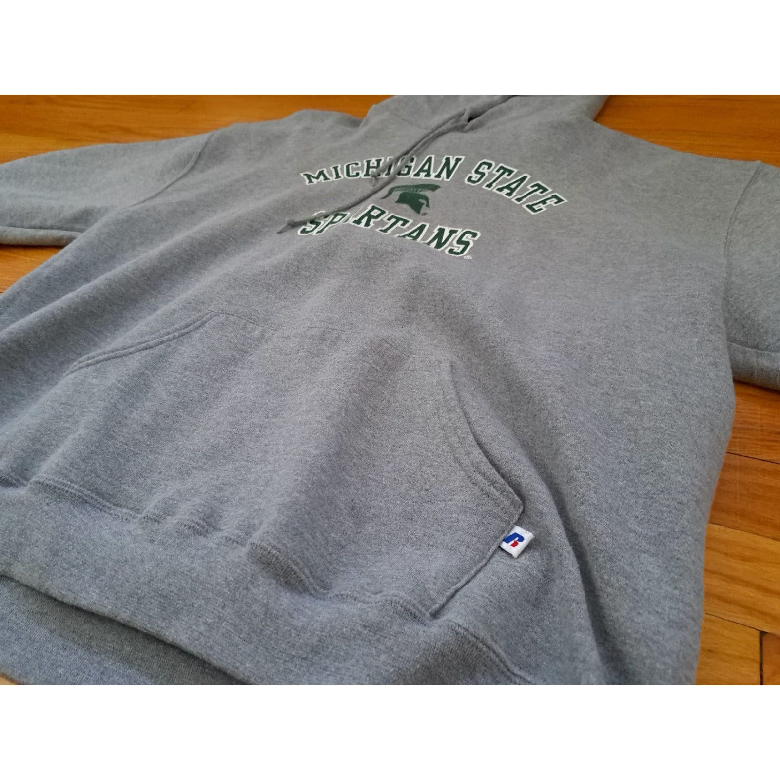 Vintage VINTAGE Russell Michigan State Spartans Basketball Warm-Up Hoodie XL Red Unisex Adults Pullover Graphic Print Izzo EUC Size US XL / EU 56 / 4 - 2 Thumbnail
