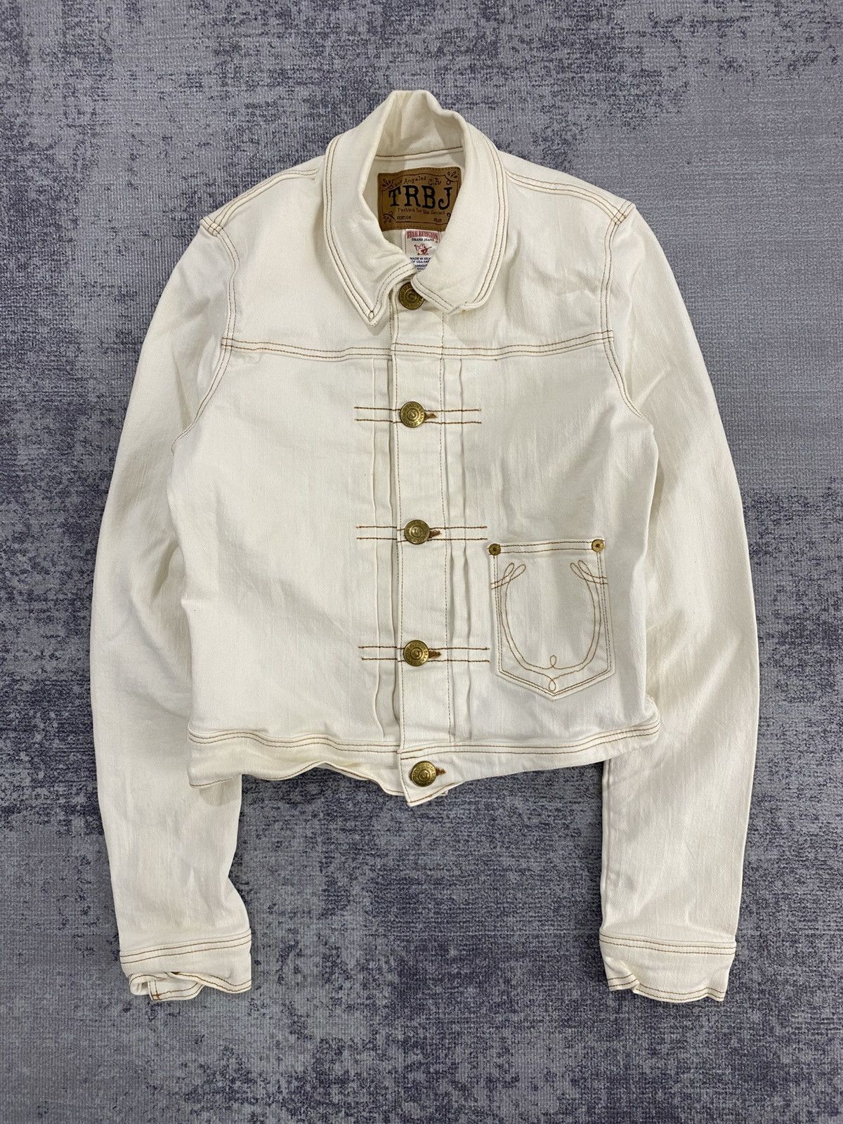 True Religion true religion white type 1 jackets Size S / US 4 / IT 40 - 14 Thumbnail