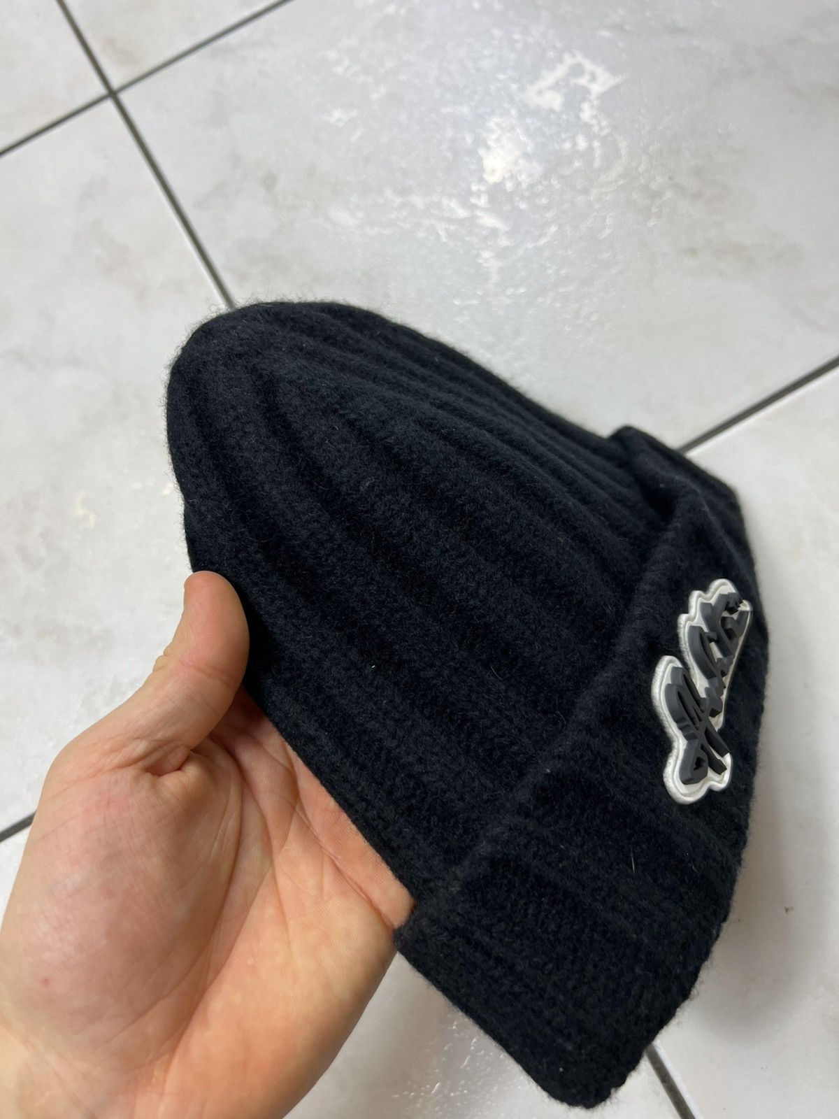Off-White Off-white ribbed wool classic logo beanie Virgil Abloh hat Size ONE SIZE - 13 Thumbnail