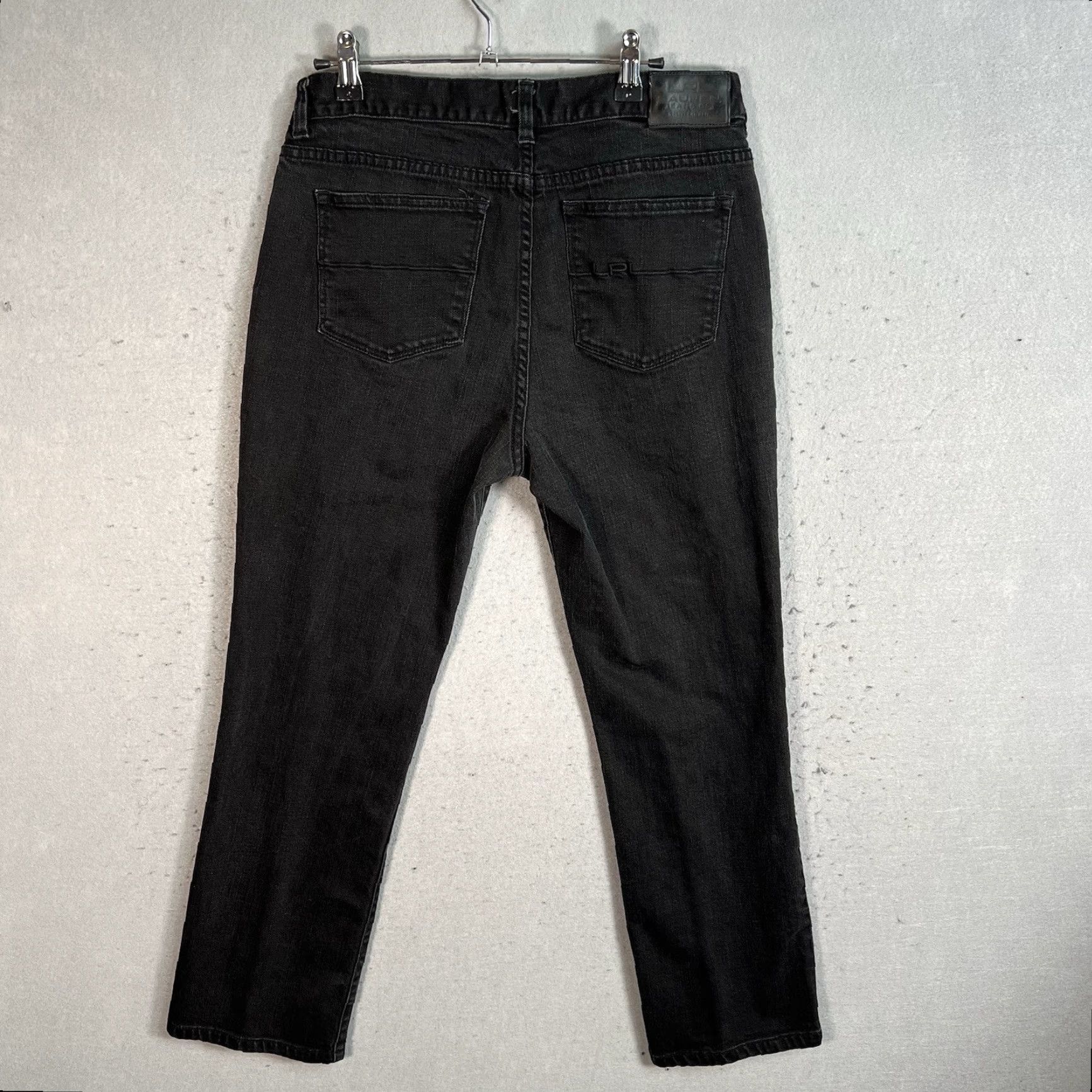 Ralph Lauren VINTAGE Lauren Ralph Lauren Jeans Womens 10P Petite Black Straight Leg Mens Size 32" / US 10 / IT 46 - 2 Thumbnail