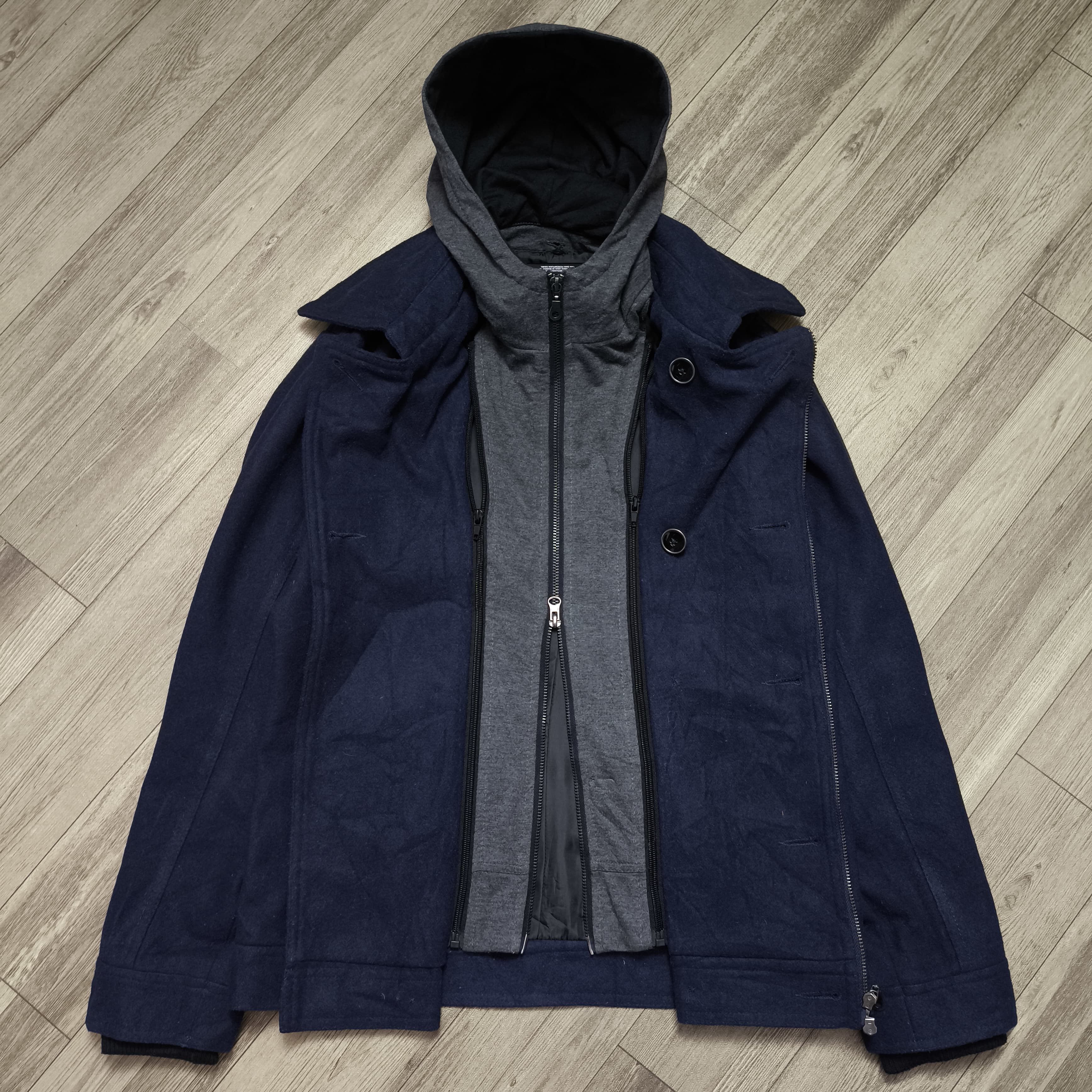 If Six Was Nine 2000s Japanese brand In The Attic 2 Layer Napoleon Jacket Size US L / EU 52-54 / 3 - 9 Thumbnail