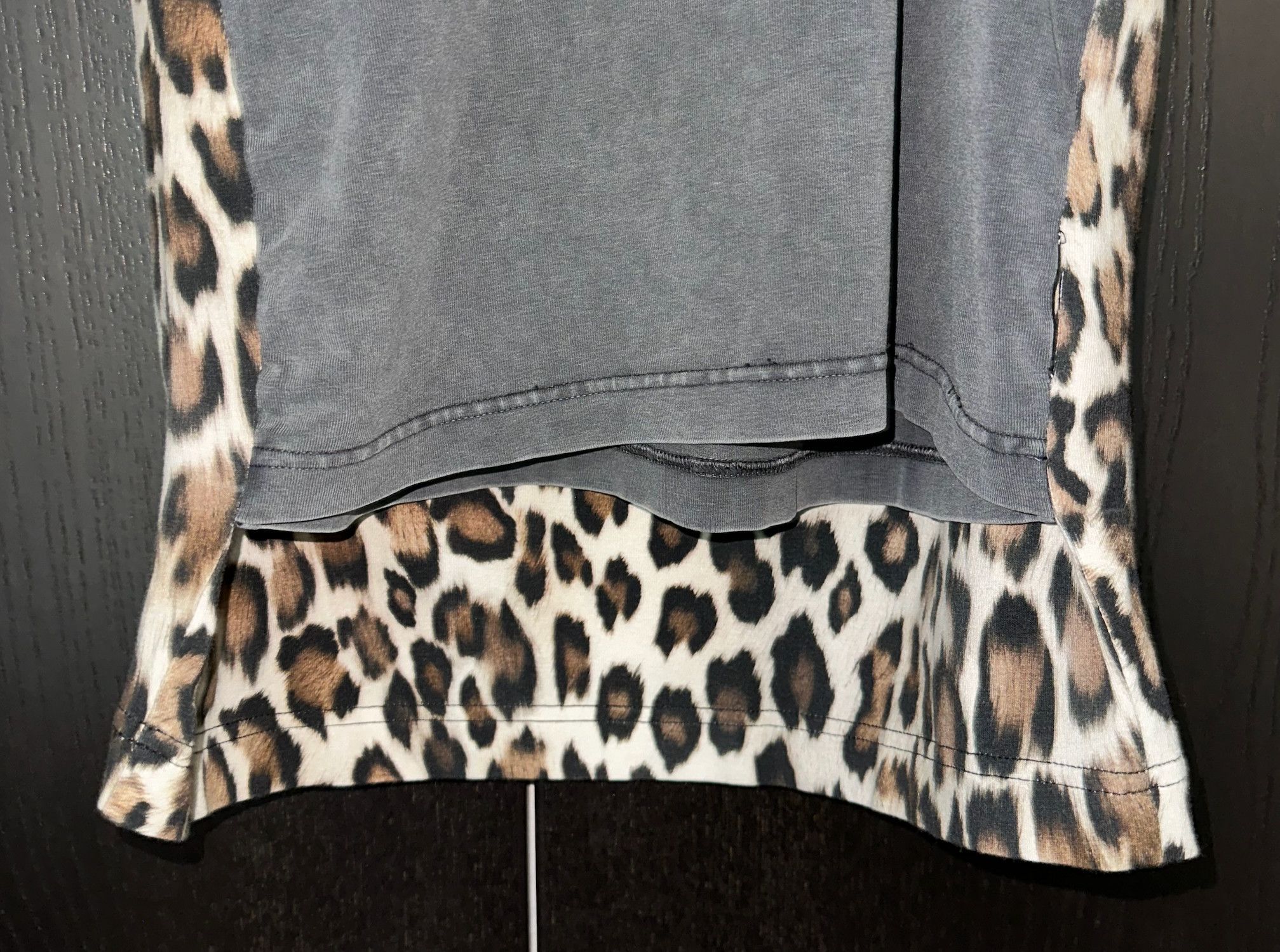 Balenciaga Balenciaga 24FW Leopard Double S/S T-shirt with Tape Size US M / EU 48-50 / 2 - 4 Thumbnail