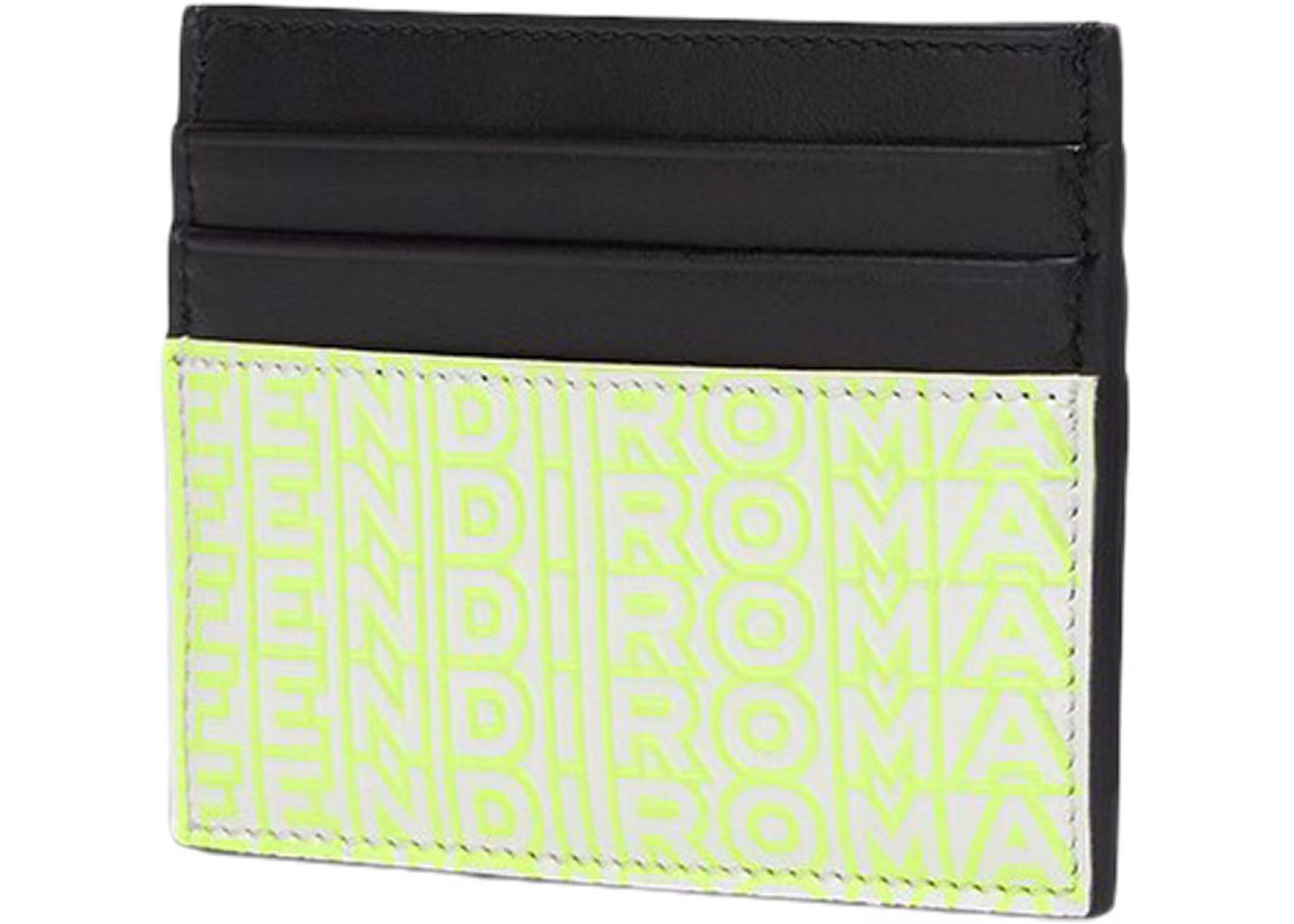 Fendi o1loc1c0824 Size: OS / Card Holder in Black/Yellow Size ONE SIZE - 2 Thumbnail