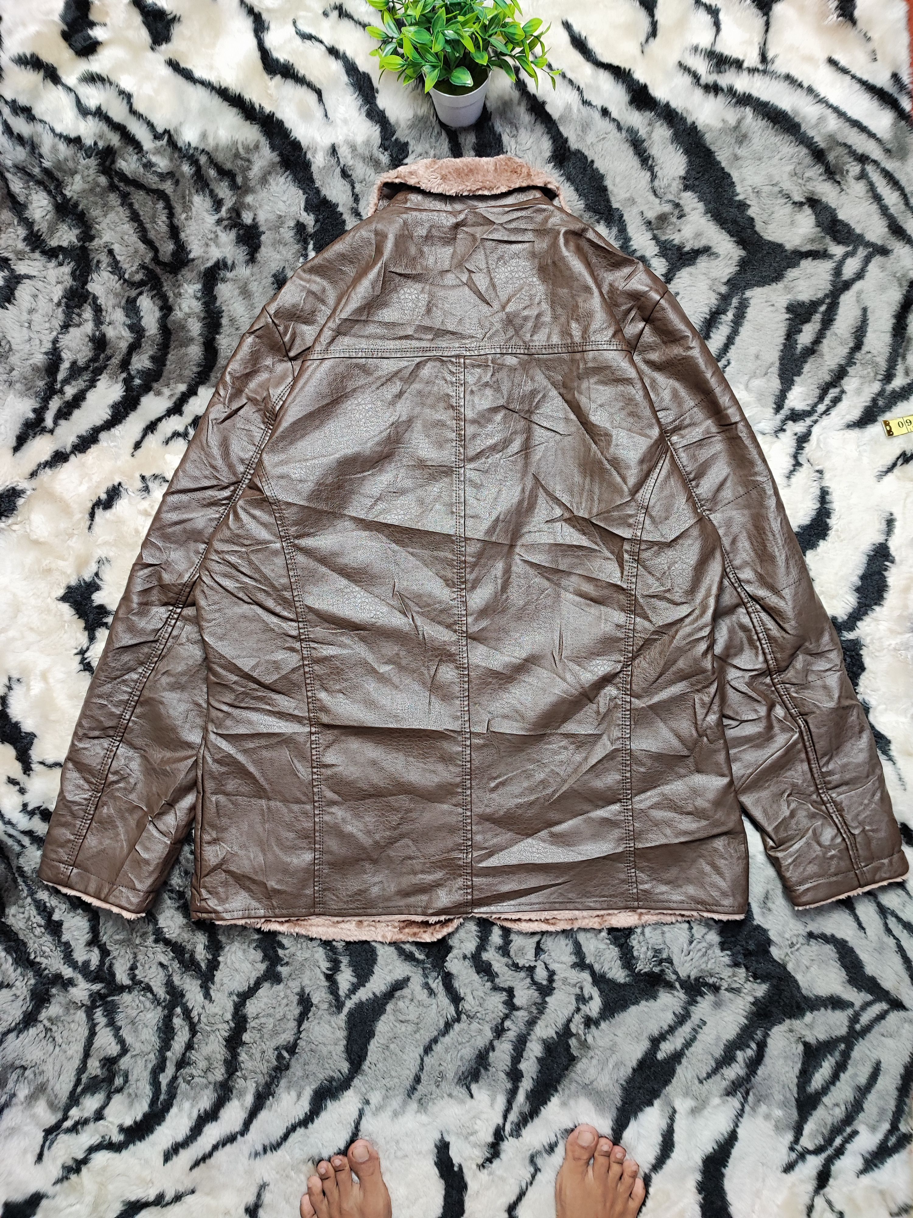 Genuine Leather Vintage Leather Jacket by Schdarrow Khnor Size US L / EU 52-54 / 3 - 11 Thumbnail