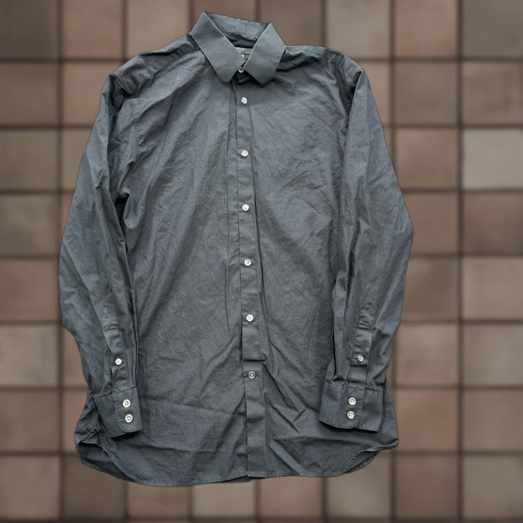 John Varvatos VINTAGE John Varvatos Slim Fit Shirt Men 15 34/35 Black Long Sleeve Button Up Designer Shirt Size US M / EU 48-50 / 2 - 1 Thumbnail