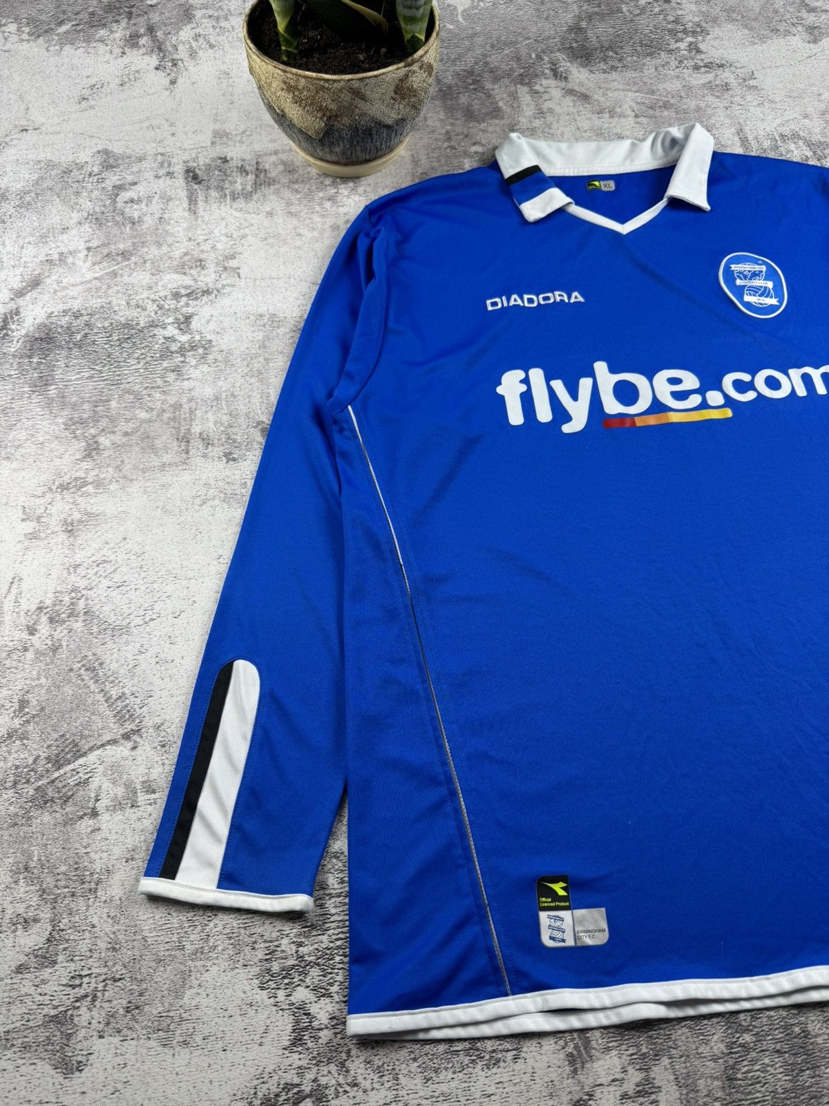 Diadora F.C Birmingham City 2004/2005 Home Longsleeve Shirt Jersey Size US XL / EU 56 / 4 - 7 Thumbnail