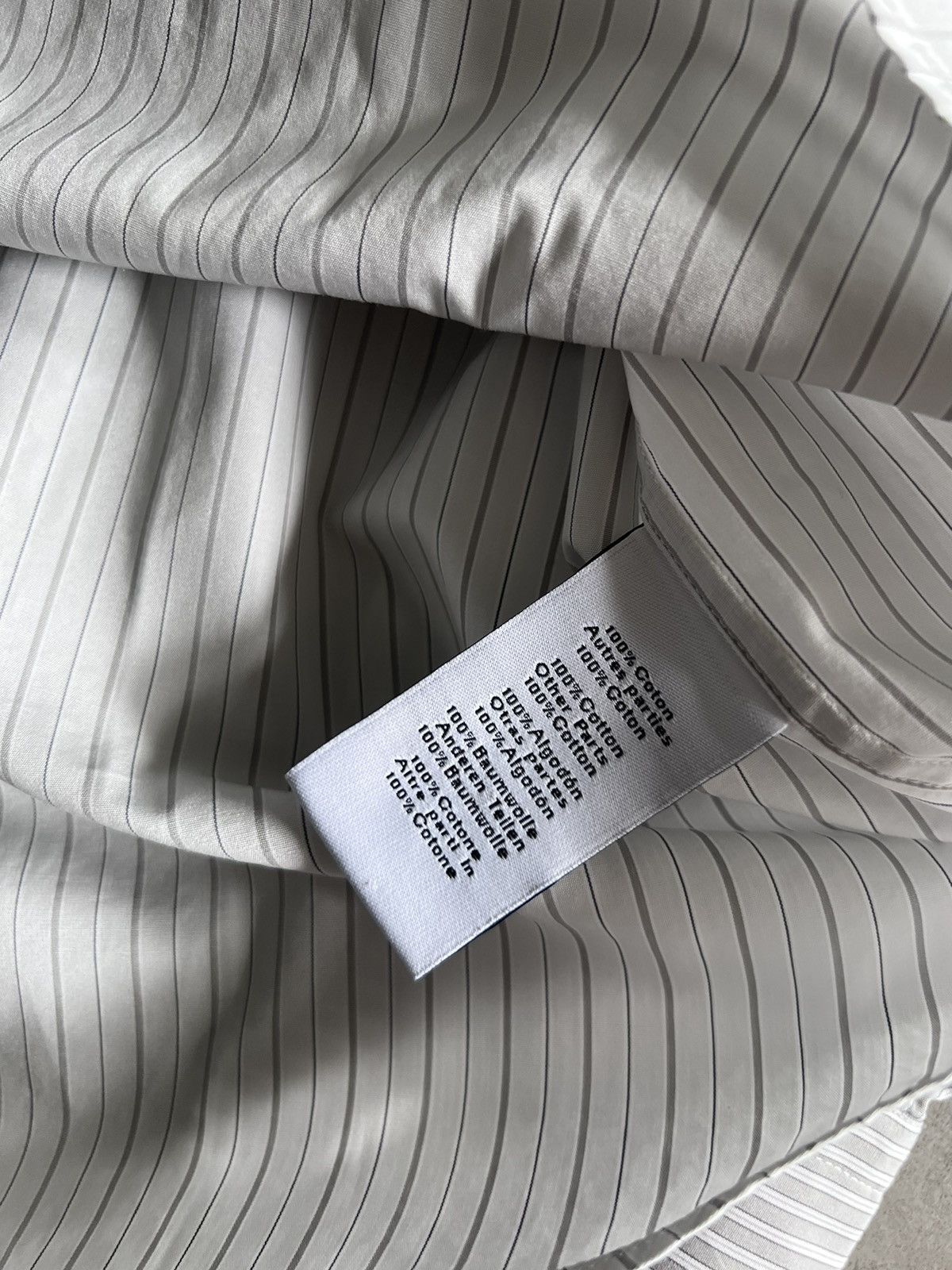 Hermes Hermes Double Layered Stripe Shirt Size US M / EU 48-50 / 2 - 3 Thumbnail