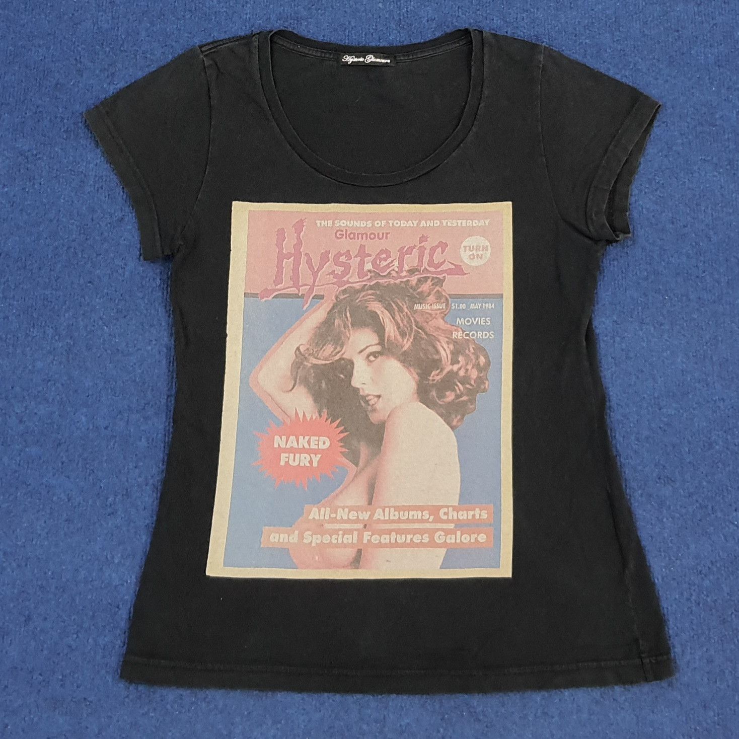 Hysteric Glamour × Japanese Brand × Vintage Vintage Hysteric Glamour Naked Fury Japanese Brande Tshirt Size XS / US 0-2 / IT 36-38 - 1 Thumbnail