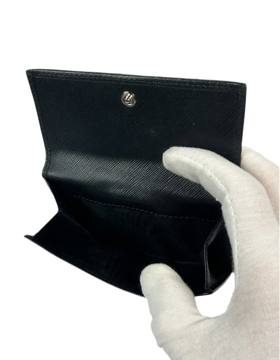 Salvatore Ferragamo Ferragamo Black Leather Bifold Wallet Size ONE SIZE - 6 Thumbnail