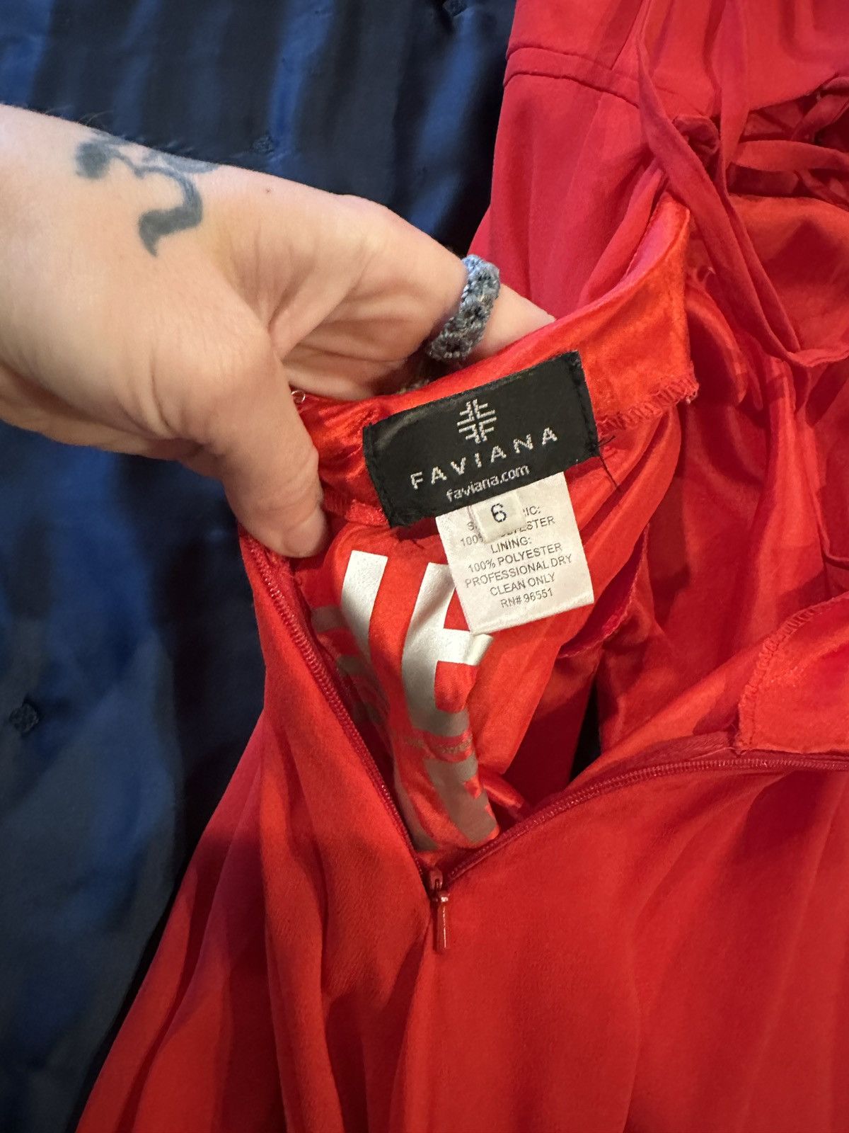 Other Red Slit Dress Size S / US 4 / IT 40 - 5 Thumbnail