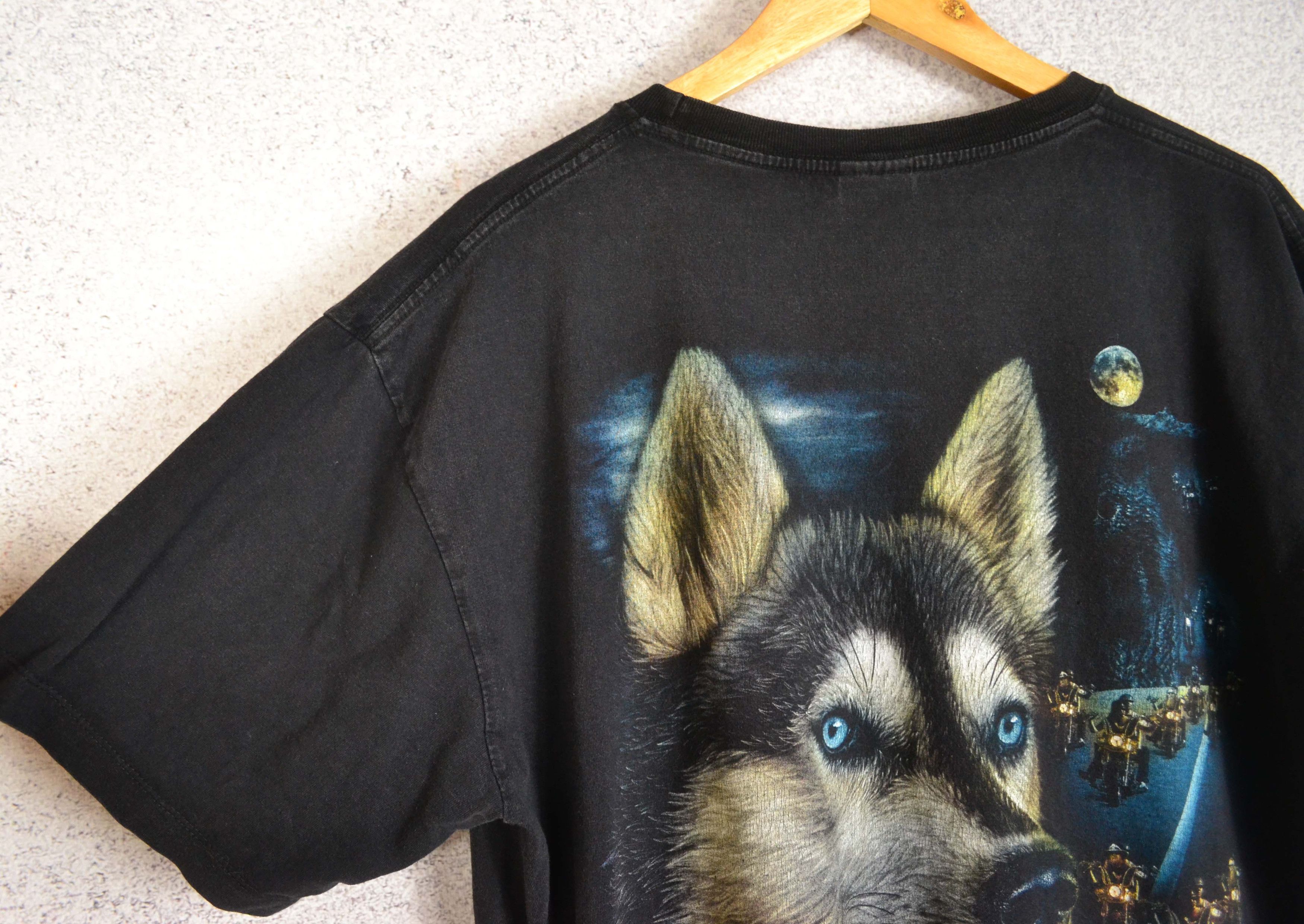 Harley Davidson Wild Wolf Bikes Vintage T-shirt Short Sleeve Size US XL / EU 56 / 4 - 11 Thumbnail