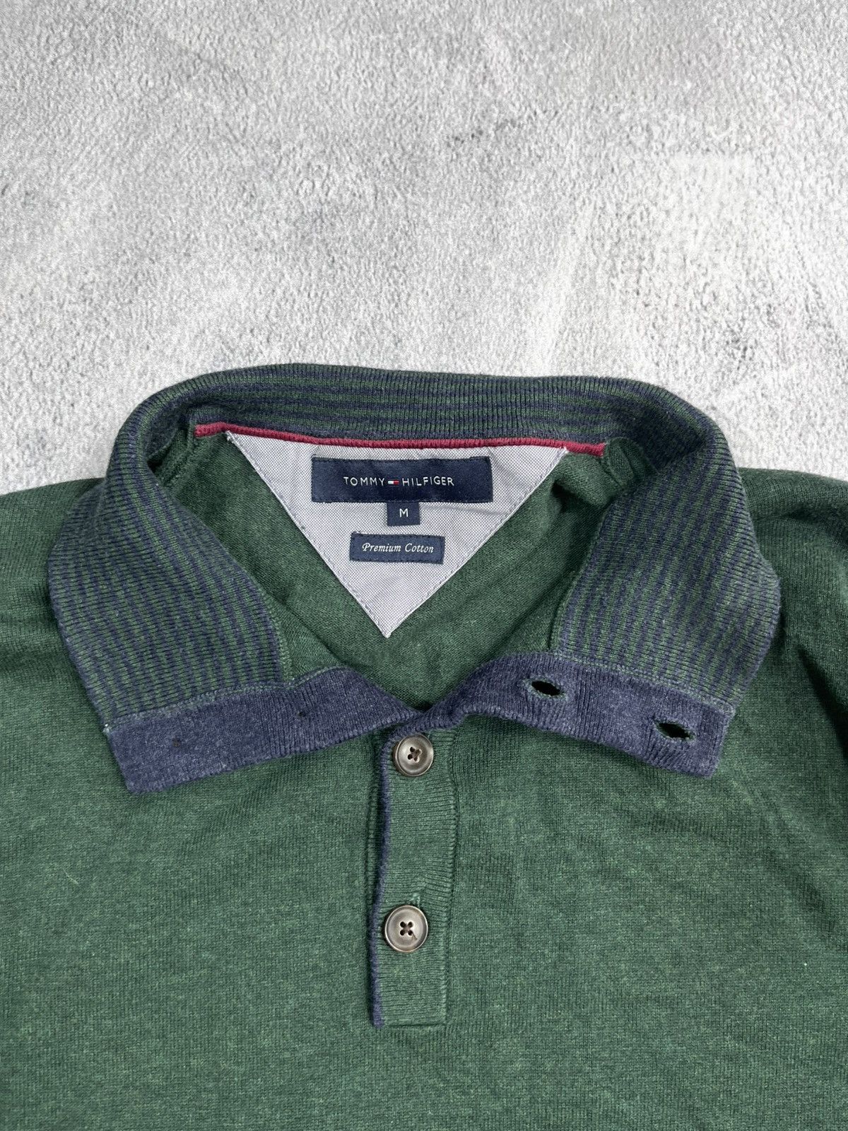 Tommy Hilfiger Vintage Y2K Tommy Hilfiger 1/4 quarter sweater oldmoney M Size US M / EU 48-50 / 2 - 4 Thumbnail