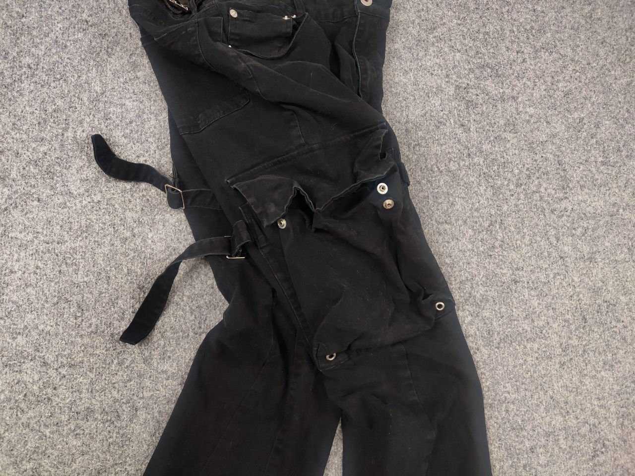 Vuja De Vuja De Japan Studio bondage flared Cargo Pants Authentic Size US 32 / EU 48 - 5 Thumbnail