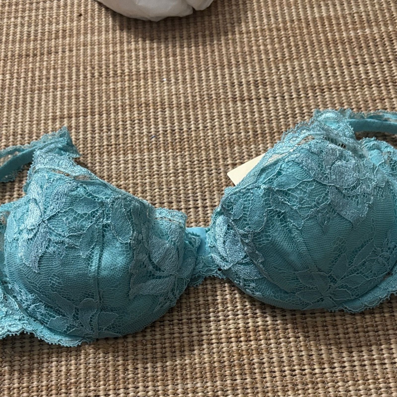 La Perla La Perla Lace Bra in Light Blue size 36C Size ONE SIZE - 4 Thumbnail
