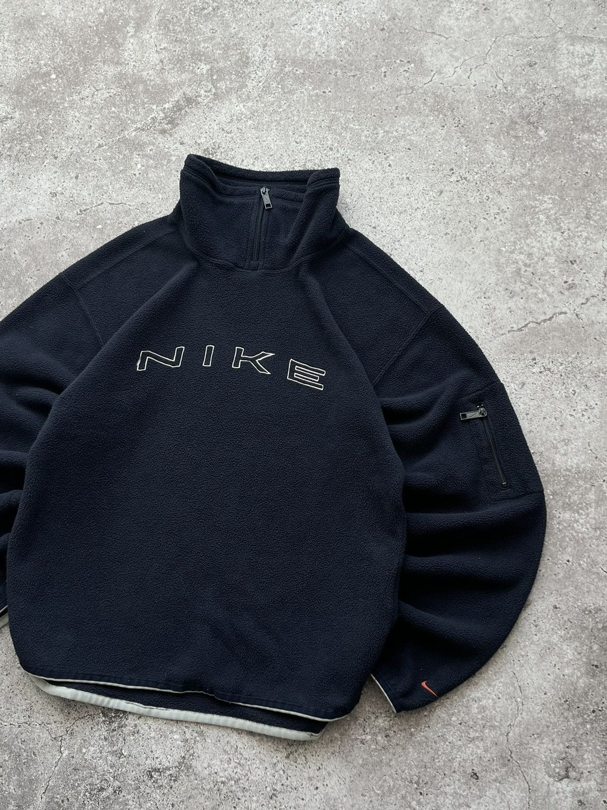 Nike ❗️Grail ❗️Vintage Nike Sherpa fleece sweatshirt Size US S / EU 44-46 / 1 - 3 Thumbnail