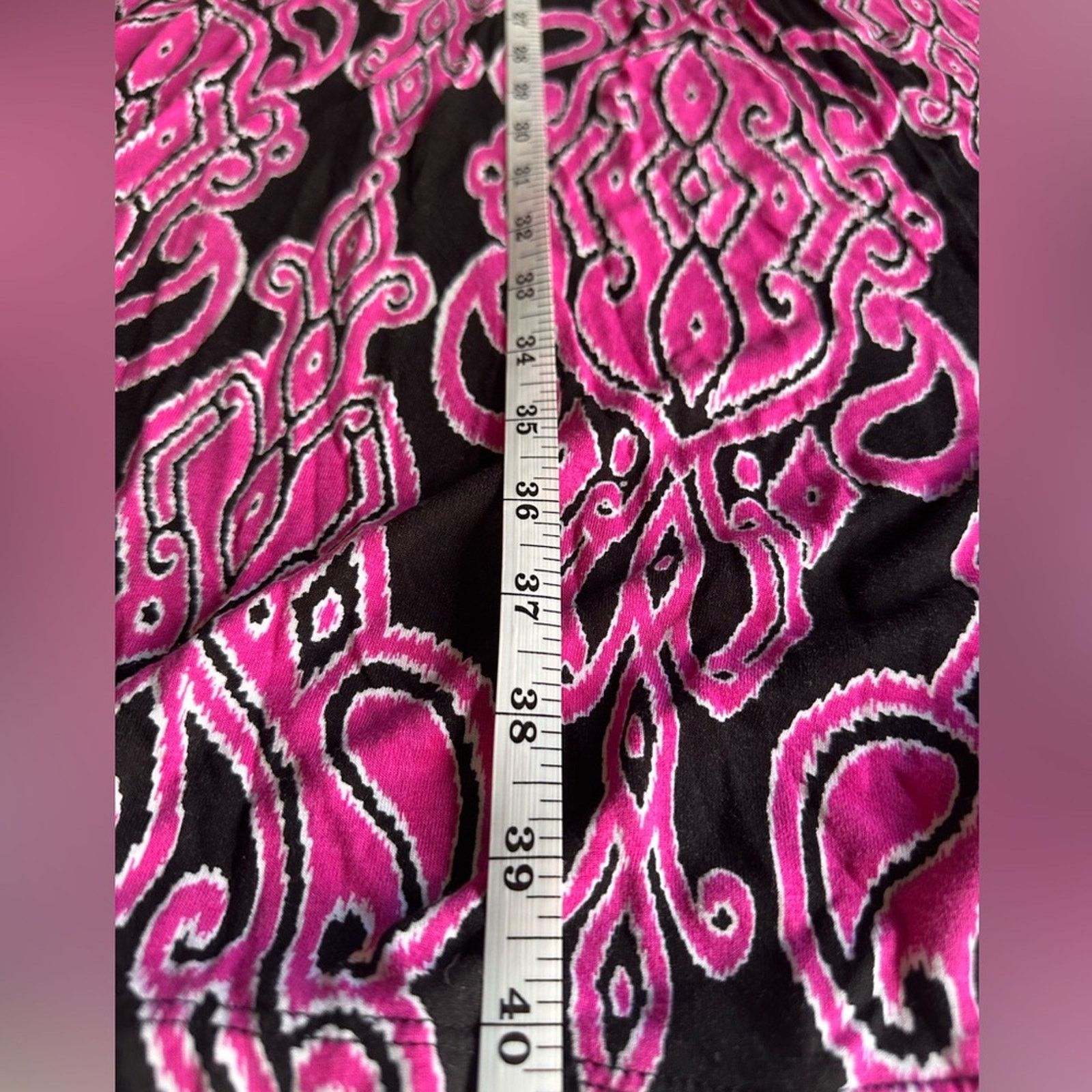 & Other Stories INC Pink Paisley Tank Dress/Skirt 14 Size XL / US 12-14 / IT 48-50 - 2 Thumbnail