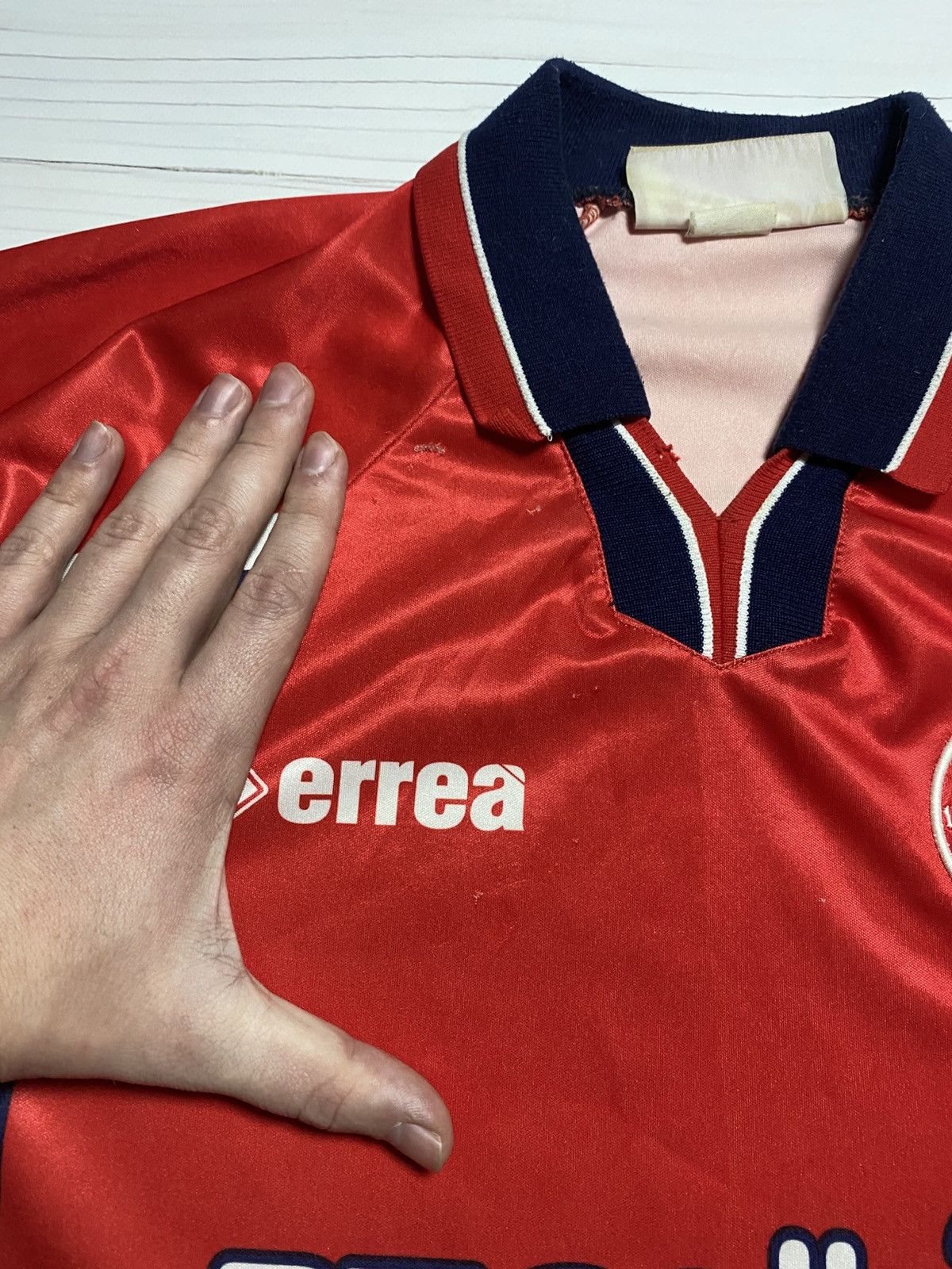 Errea × Vintage Vintage Middlesbrough 1999/00 home worn football t shirt Size US XL / EU 56 / 4 - 15 Thumbnail