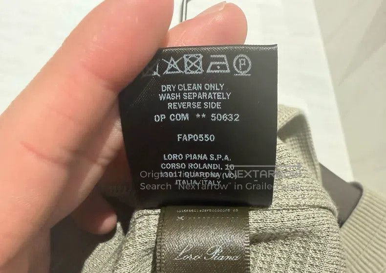 Loro Piana Loro Piana Perldeo Short Sleeve 25 SS Men's Crewneck T-Shi Size US M / EU 48-50 / 2 - 6 Thumbnail