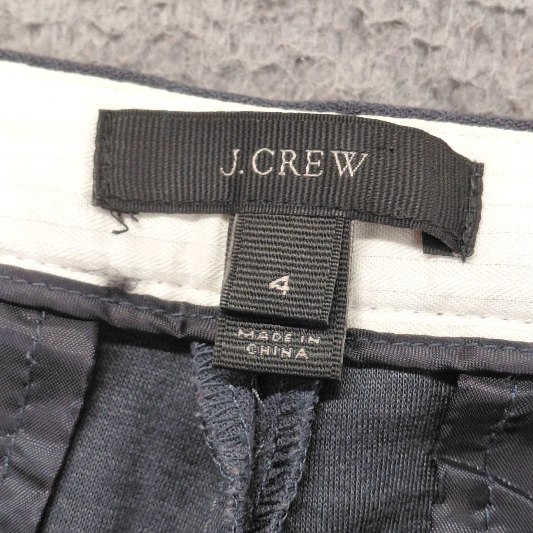 J.Crew VINTAGE J.Crew Pants Women’s Size 4 Gray Side Zip Ankle Dress Slacks Zipper Pockets... Size 27" / US 4 / IT 40 - 4 Thumbnail