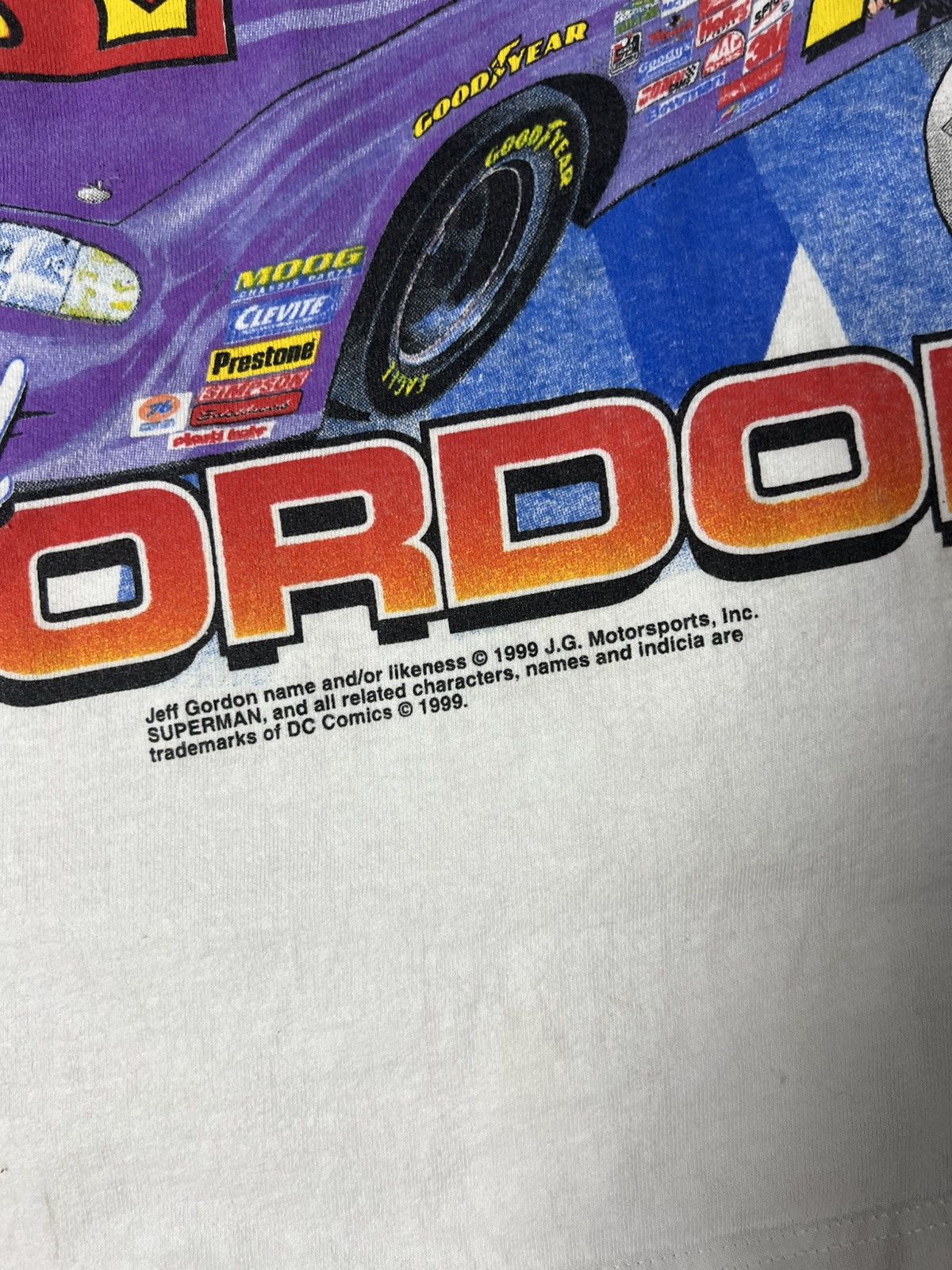 Chase Authentics Vintage 90’s Jeff Gordon Super Man Man of Steel NASCAR Tee Size US L / EU 52-54 / 3 - 3 Thumbnail