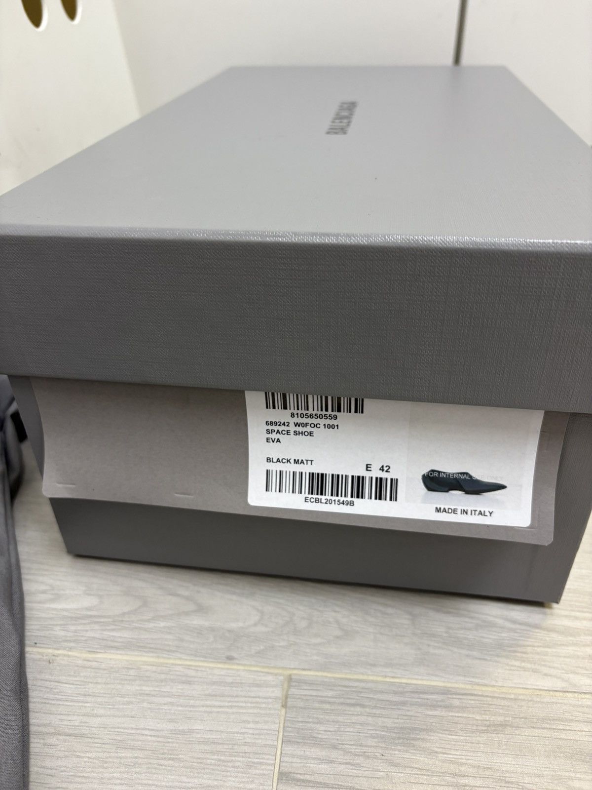Balenciaga Space Shoe Size 42 matte black Size US 9 / EU 42 - 8 Thumbnail