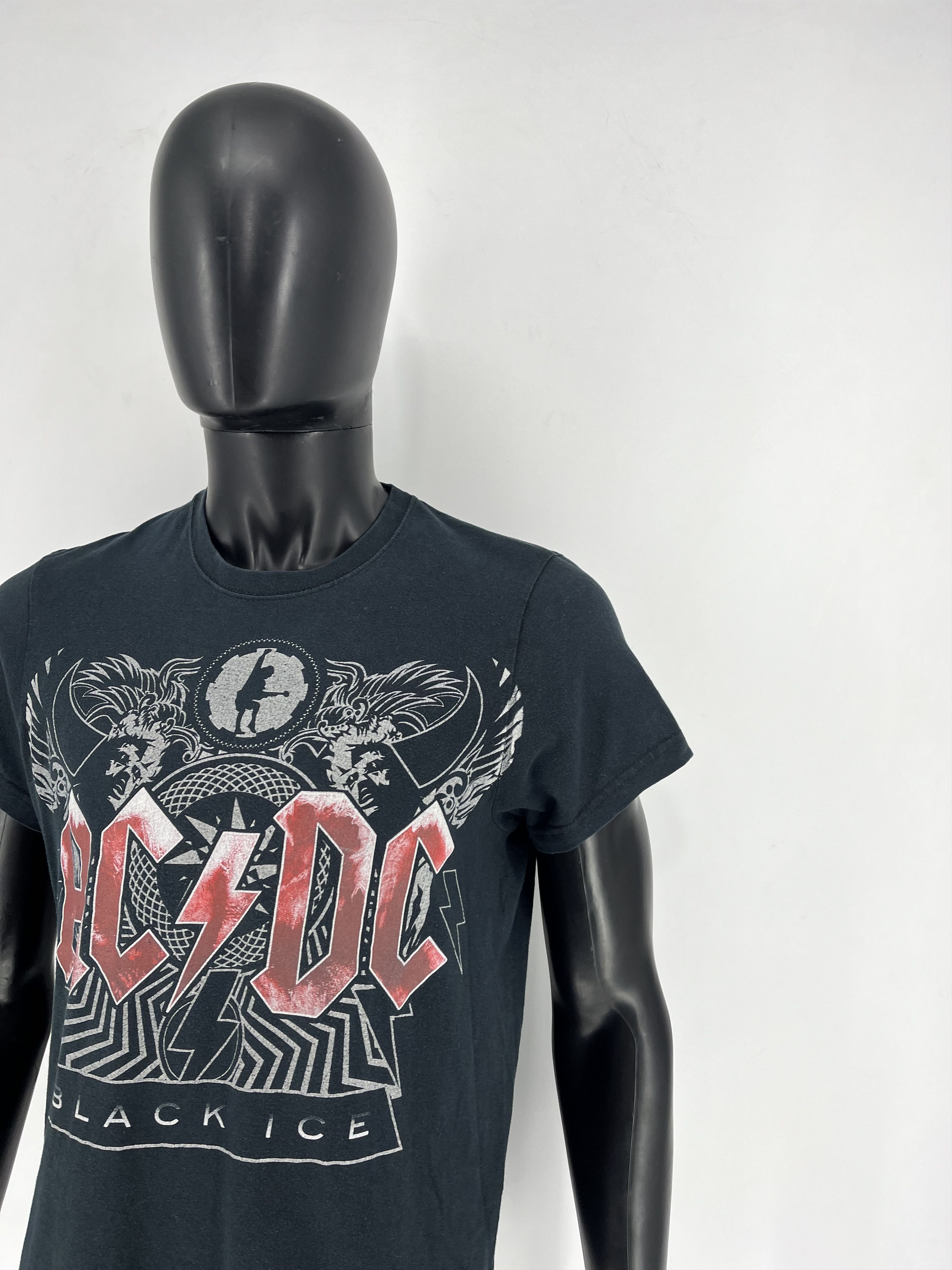 Band Tees × Vintage VINTAGE ACDC BLACK ICE TEE Heavy Metal Rock T-Shirt Like Size US M / EU 48-50 / 2 - 7 Thumbnail
