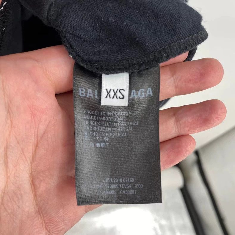 Balenciaga Balenciaga Full of bullet screen and short sleeves 2501-Nex Size US XXS / EU 40 - 4 Thumbnail