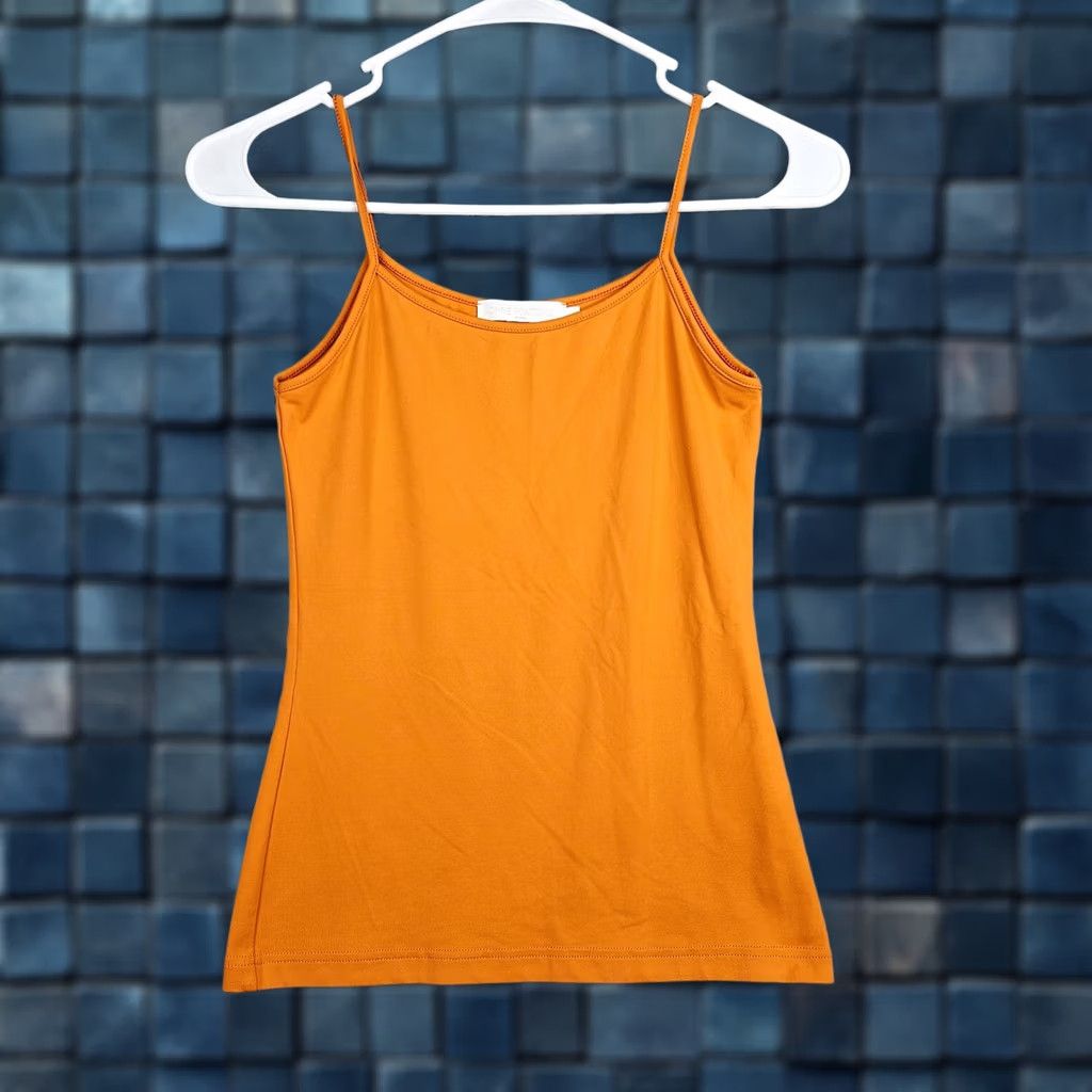 ANNE FONTAINE Anne Fontqine Tank top Women’s Orange Scoop Neck Size 36 Casual Shirt Tank Size XS / US 0-2 / IT 36-38 - 1 Thumbnail