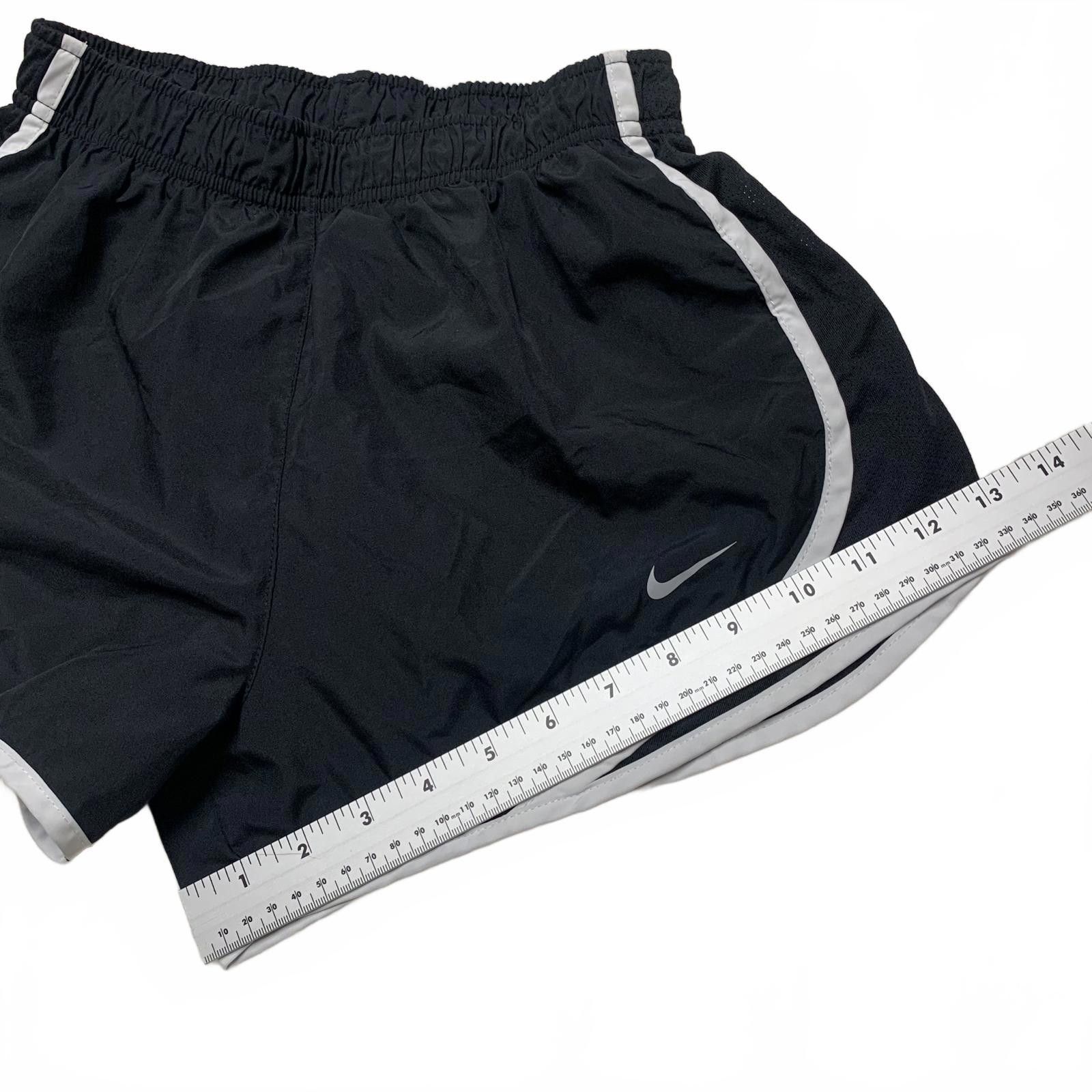 Nike Nike Dri Fit Women's Sz S Running Shorts Black White Size 28" / US 6 / IT 42 - 3 Thumbnail