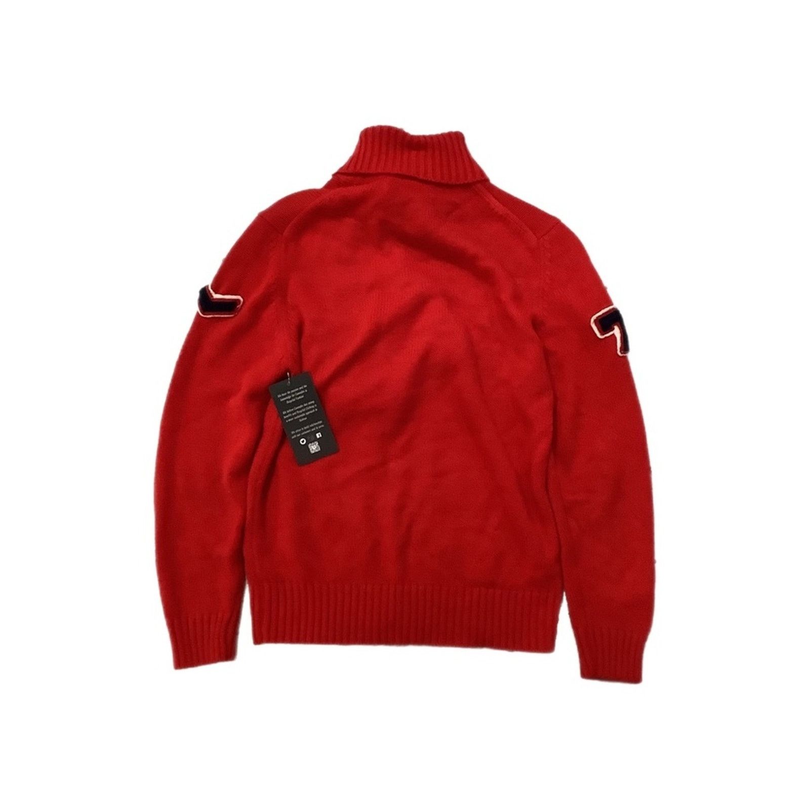 Izod Vintage IZOD Lozenges College Turtle Neck Sweater Size M / US 6-8 / IT 42-44 - 2 Thumbnail