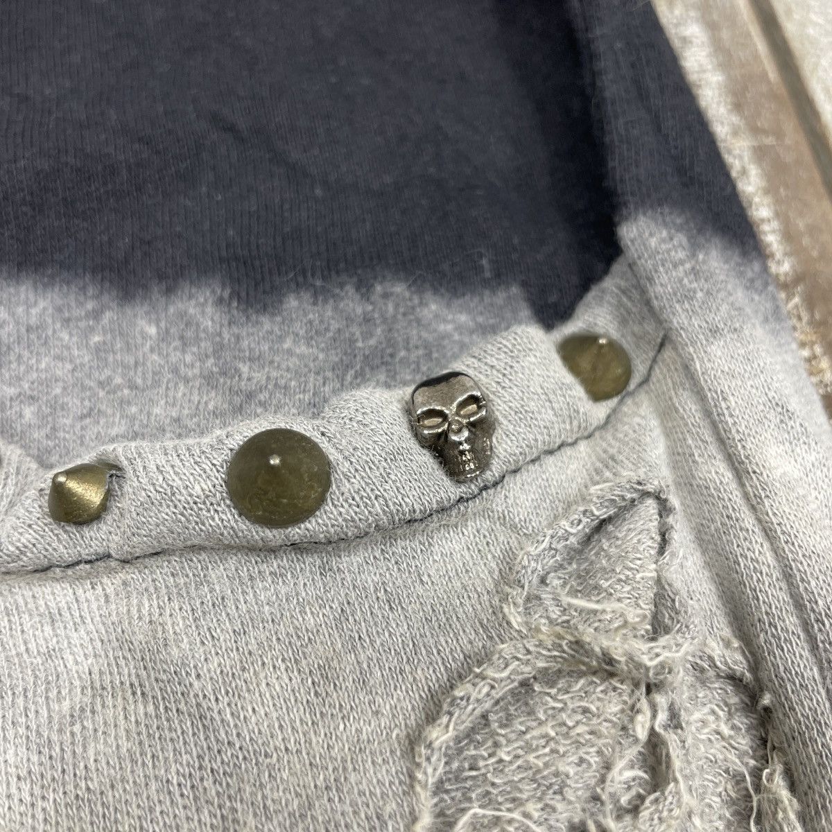 14th Addiction × Japanese Brand × Vintage Vintage Skull Distressed Ombre Harem Punk Size US 27 - 9 Thumbnail