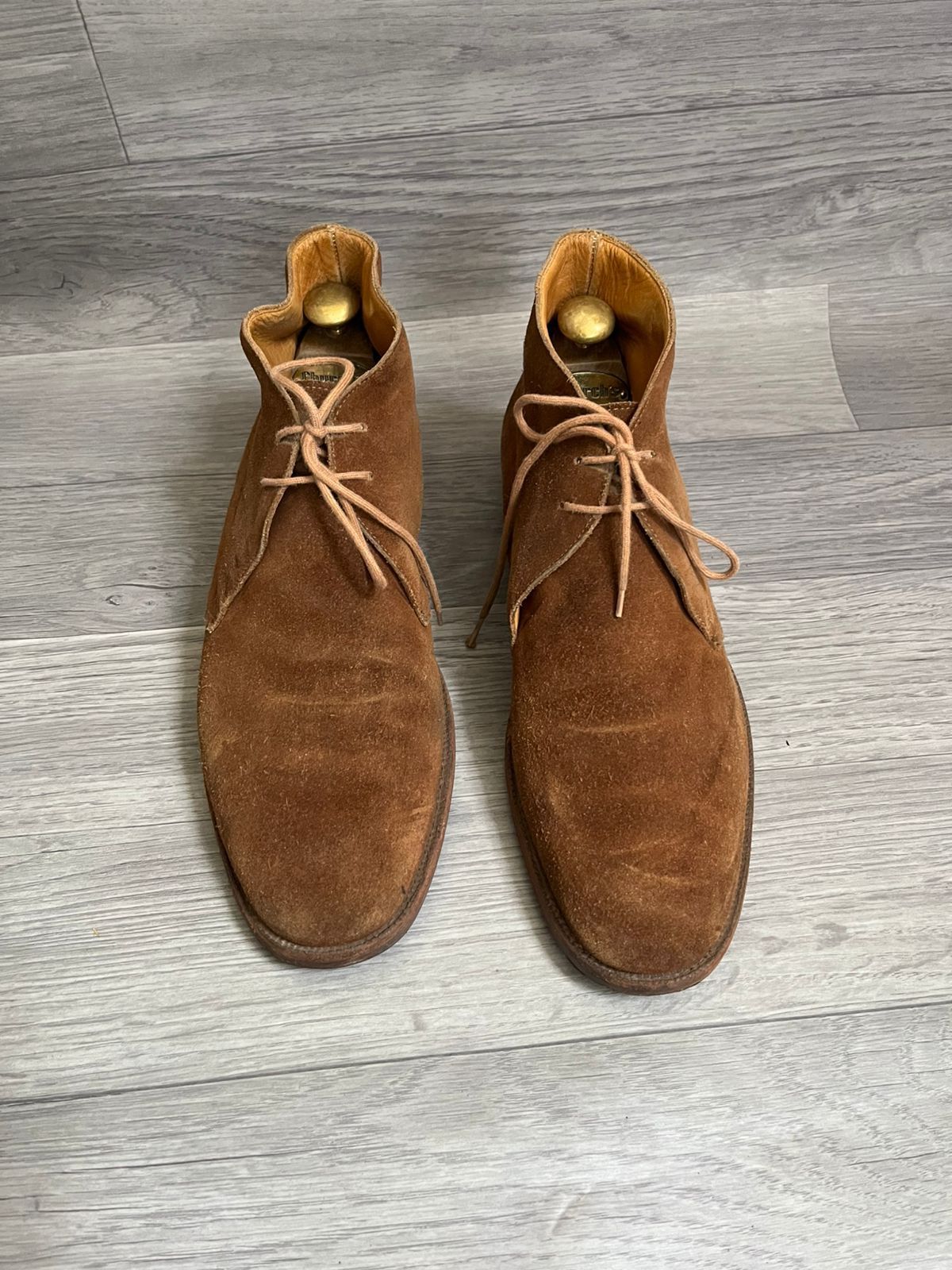 Crockett & Jones Crockett & Jones Chukka Brown Leather Suede Boots Sz 8.5 UK Size US 9.5 / EU 42-43 - 9 Thumbnail