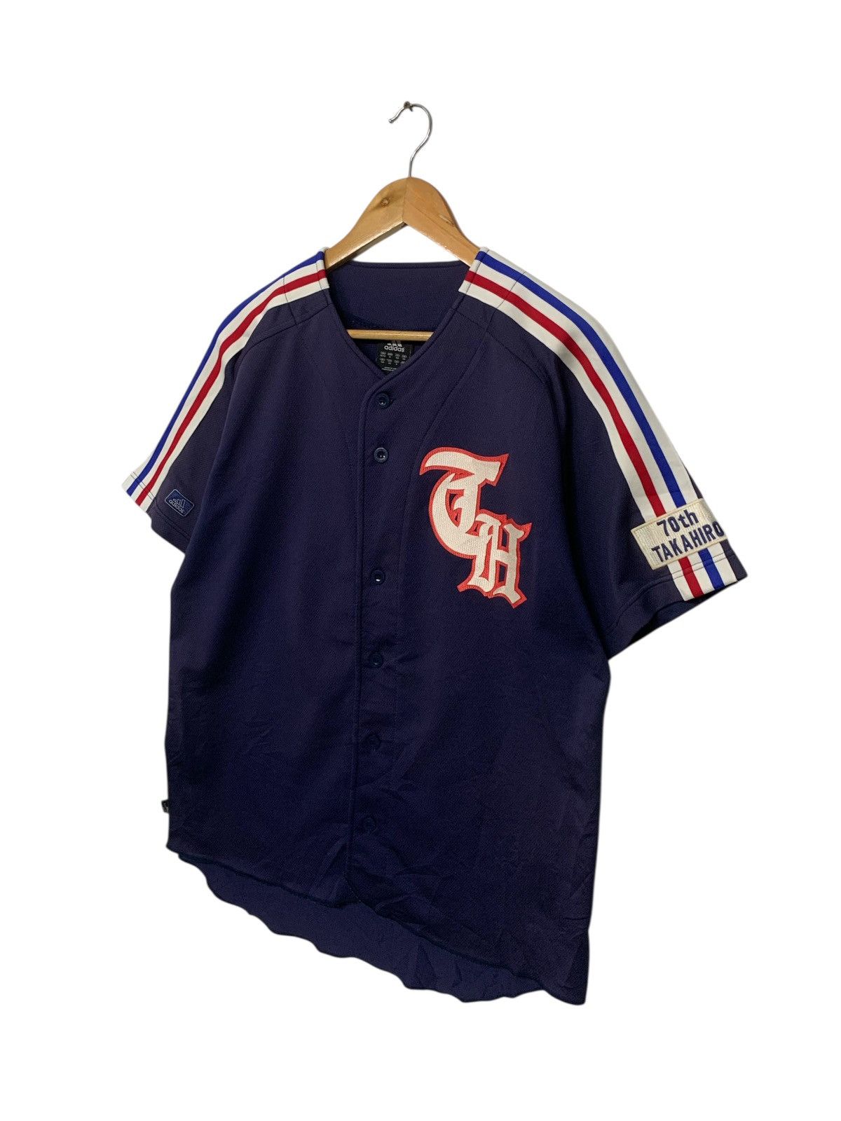 Adidas × Vintage Vintage Y2K Adidas Button Ups Shirt Size US M / EU 48-50 / 2 - 2 Thumbnail