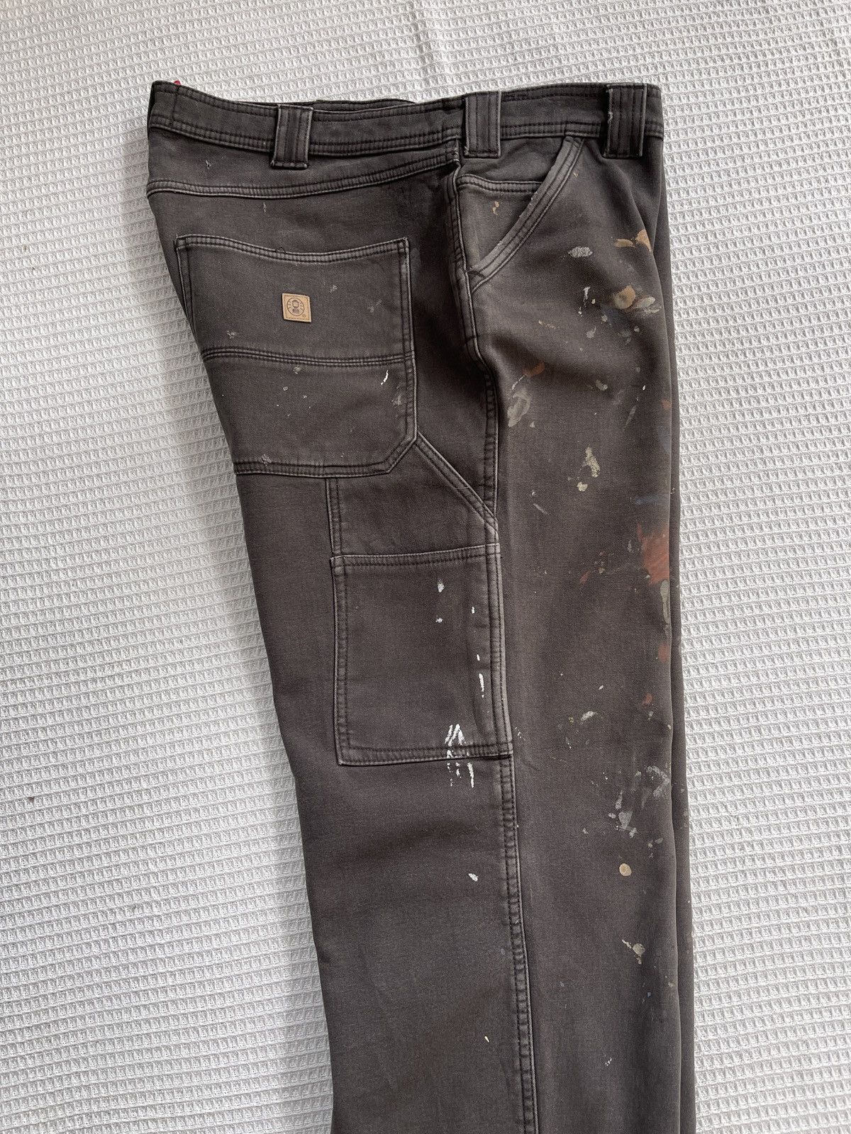 Coleman Rare🔥Vintage COLEMAN Painted Carpenter Pants Size US 39 - 8 Thumbnail