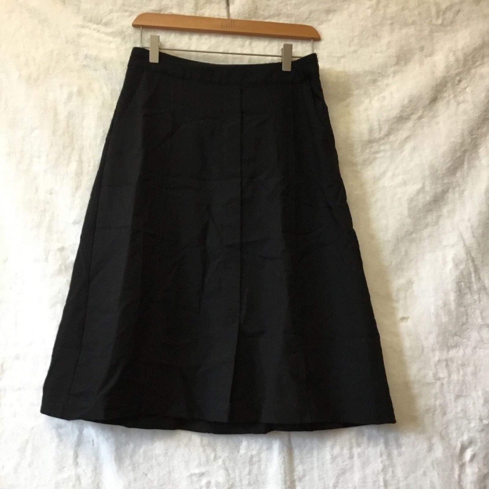 Other Bega Black Midi A-Line Skirt Size 30" / US 8 / IT 44 - 1 Thumbnail