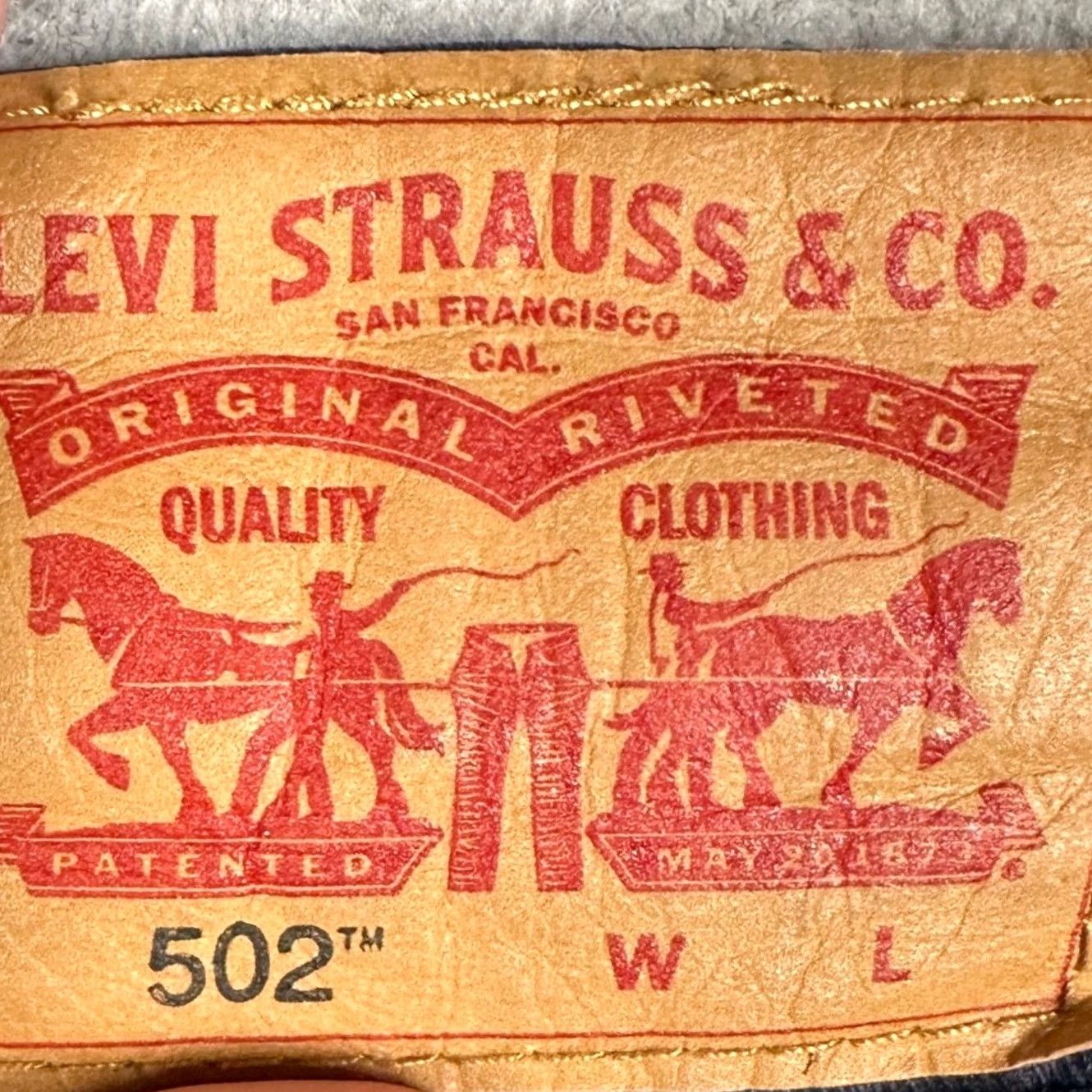 Levi's Levi's 502 Regular Taper Pants Mens 48 Navy Blue Chino 5-Pocket Utility Business Casual Workwear Mens Size US 32 / EU 48 - 5 Thumbnail