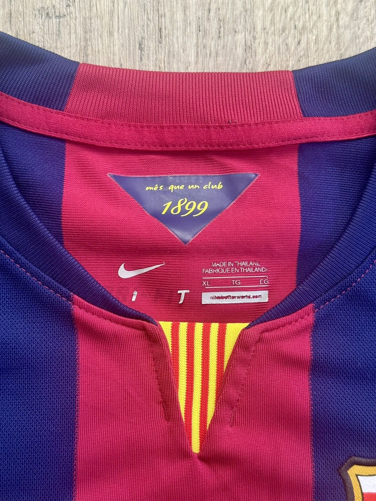 Nike FC Barcelona Nike Messi Shirt Size US XL / EU 56 / 4 - 3 Thumbnail