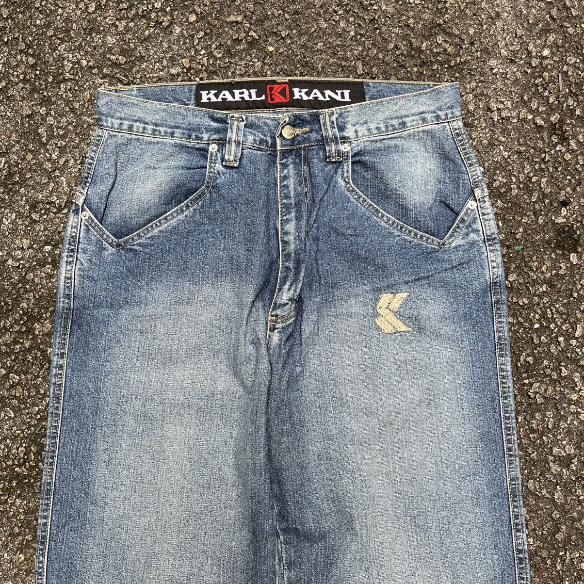 Karl Kani Karl Kani Jeans Vintage Y2K Style Denim Hip Hop SK8 Size US 31 - 5 Thumbnail